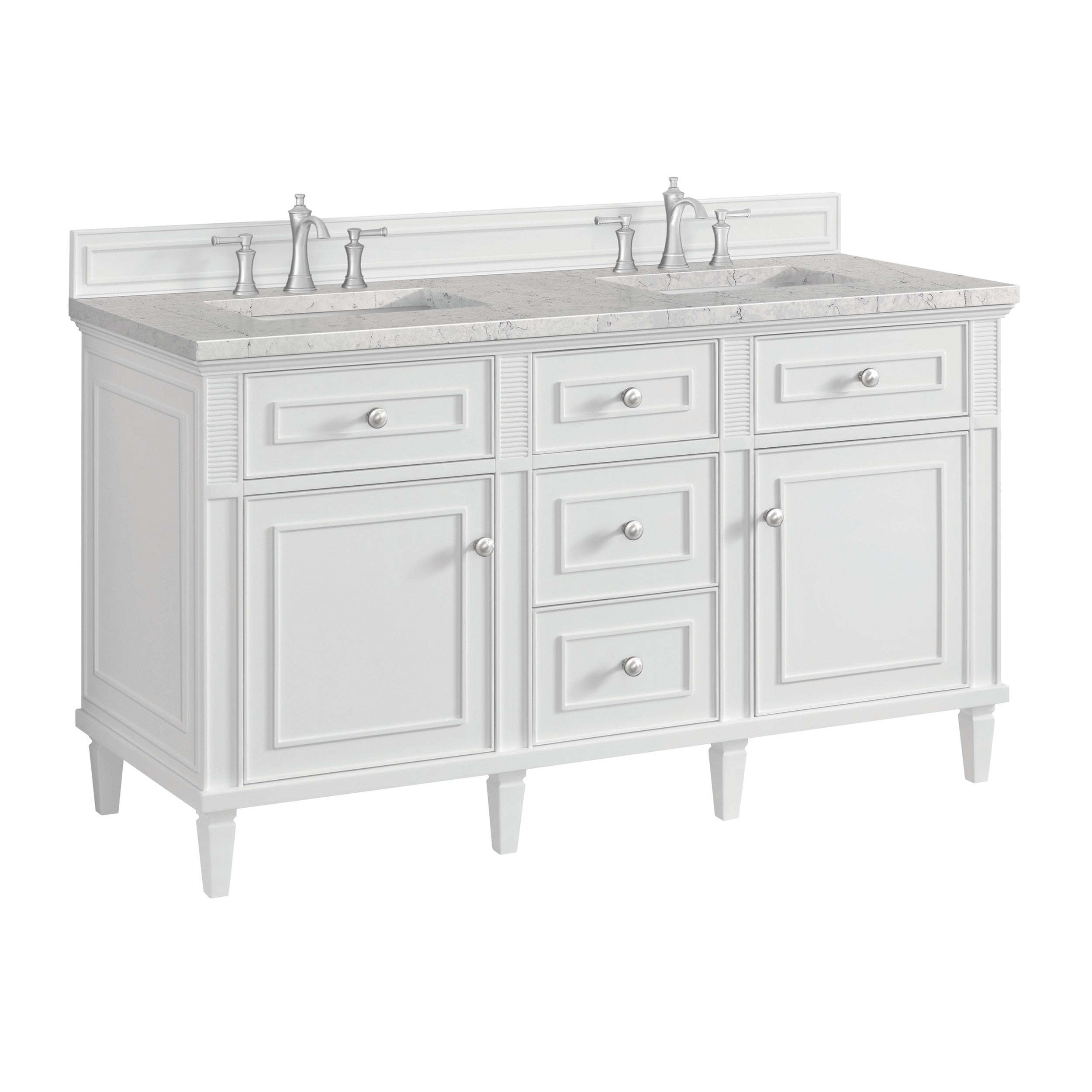 Bright White / Eternal Jasmine Pearl - 3 Faucet Holes