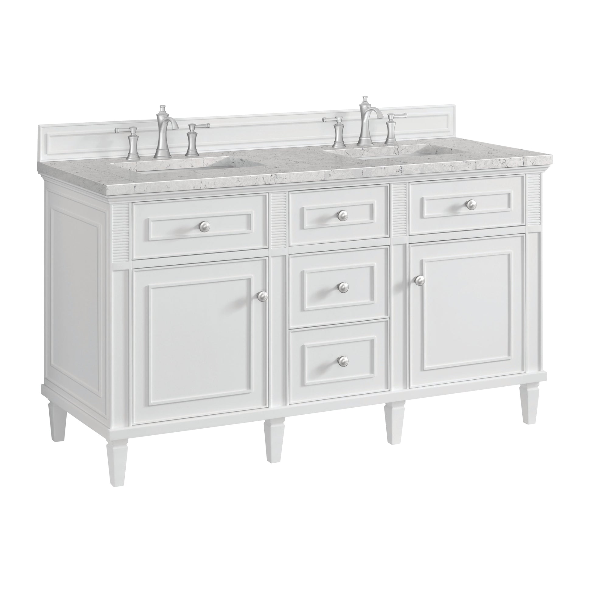 Bright White / Eternal Jasmine Pearl - 3 Faucet Holes