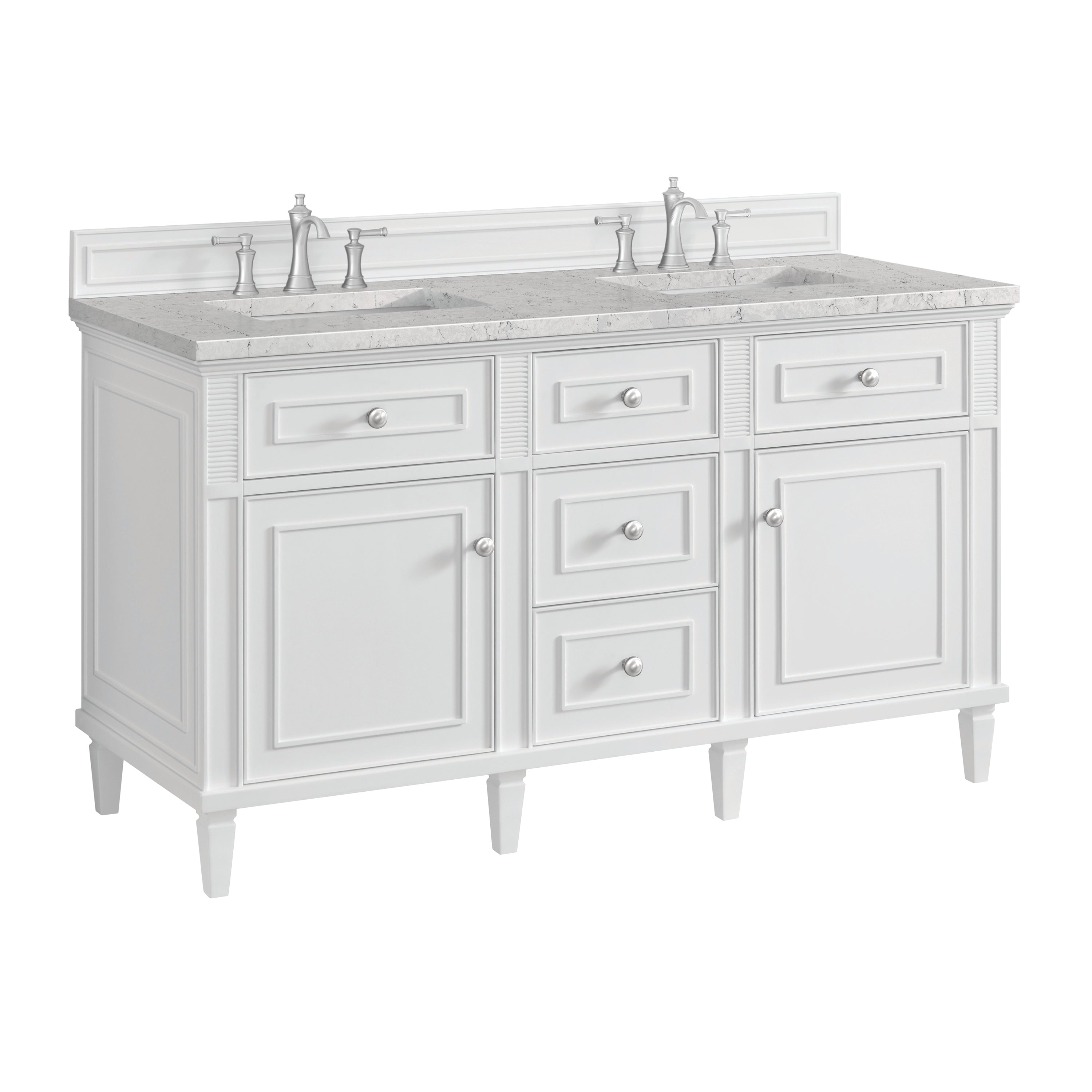Bright White / Eternal Jasmine Pearl - 3 Faucet Holes