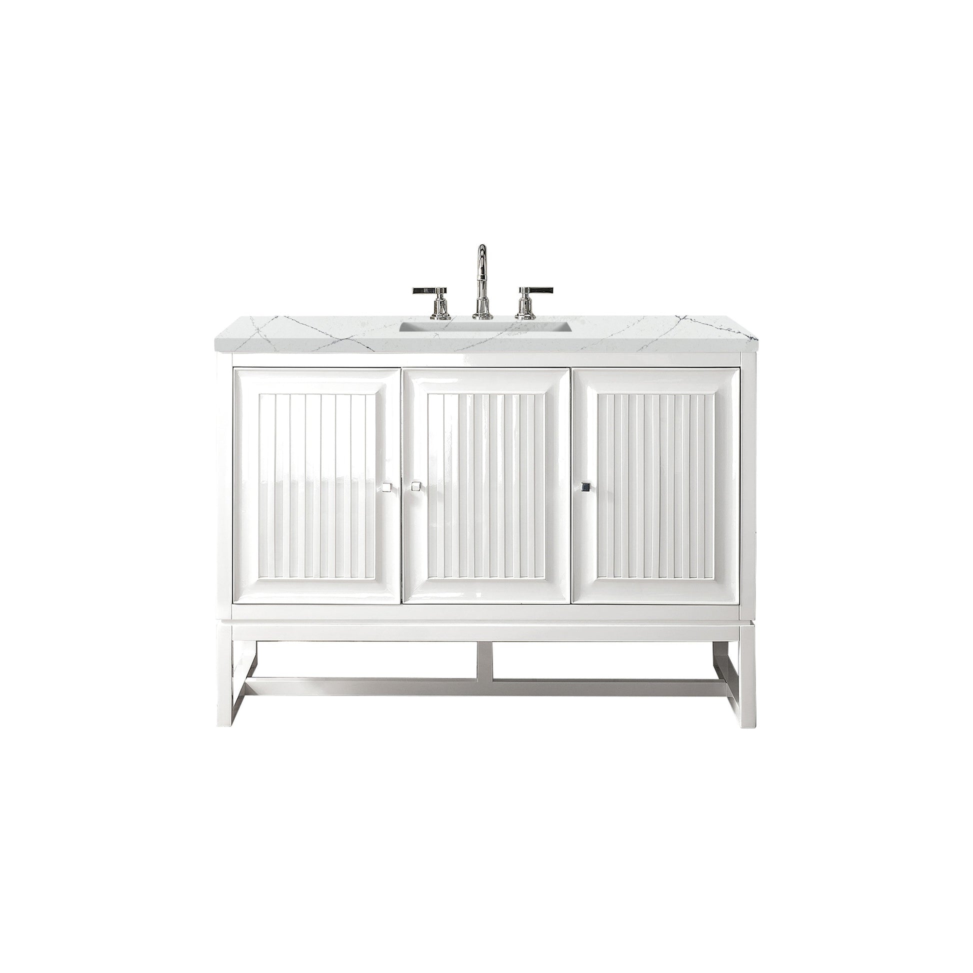Glossy White / Ethereal Noctis - 3 Faucet Holes