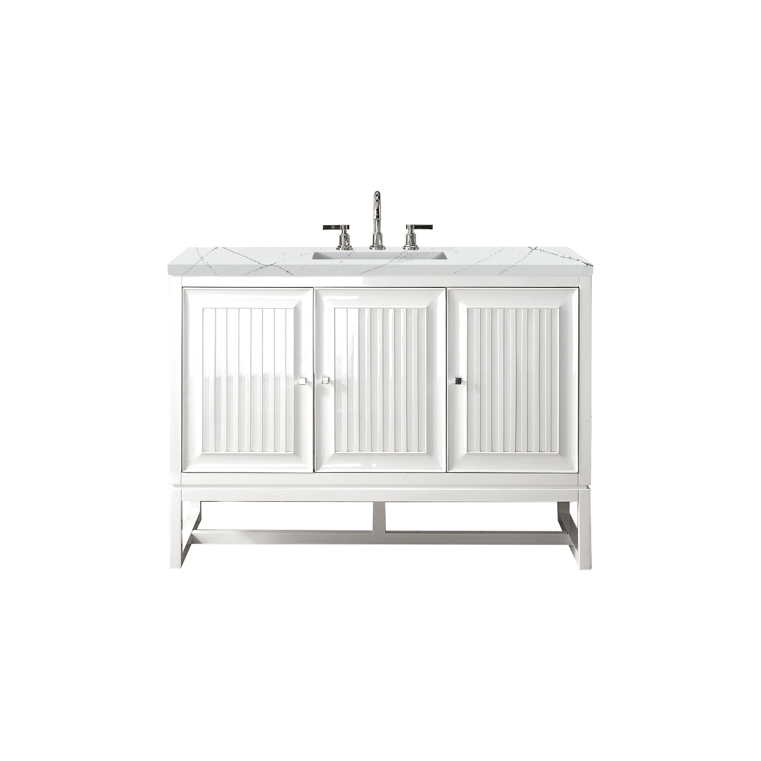 Glossy White / Ethereal Noctis - 3 Faucet Holes