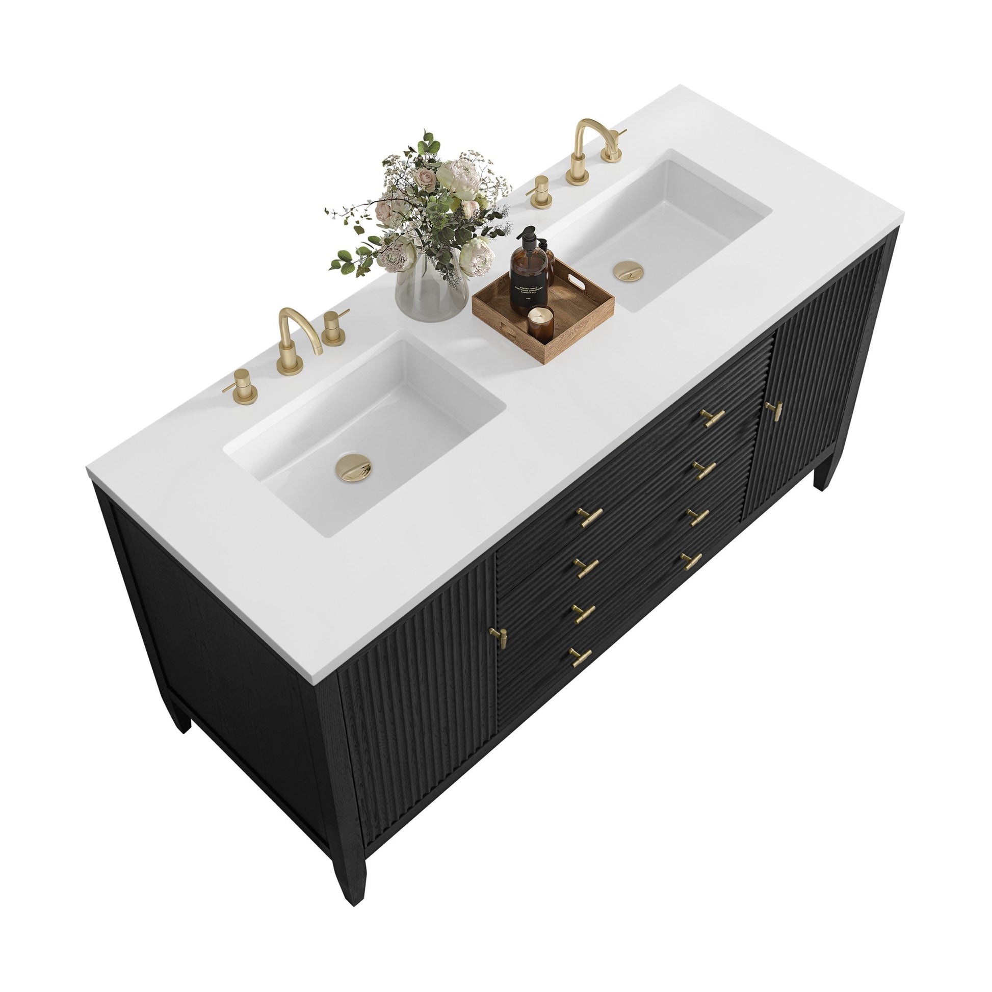 Carbon Oak / No Countertop