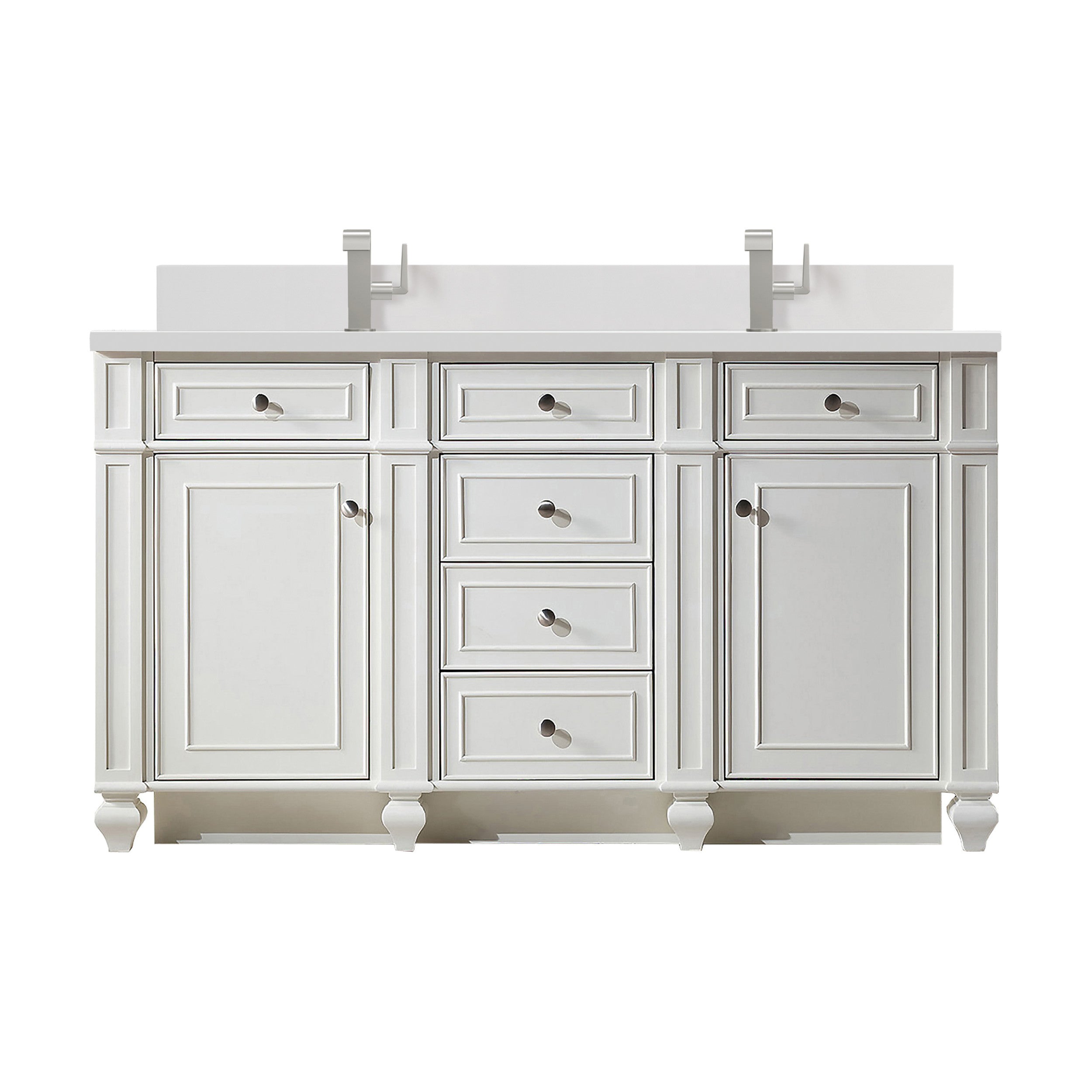 Bright White / White Zeus - 1 Faucet Hole