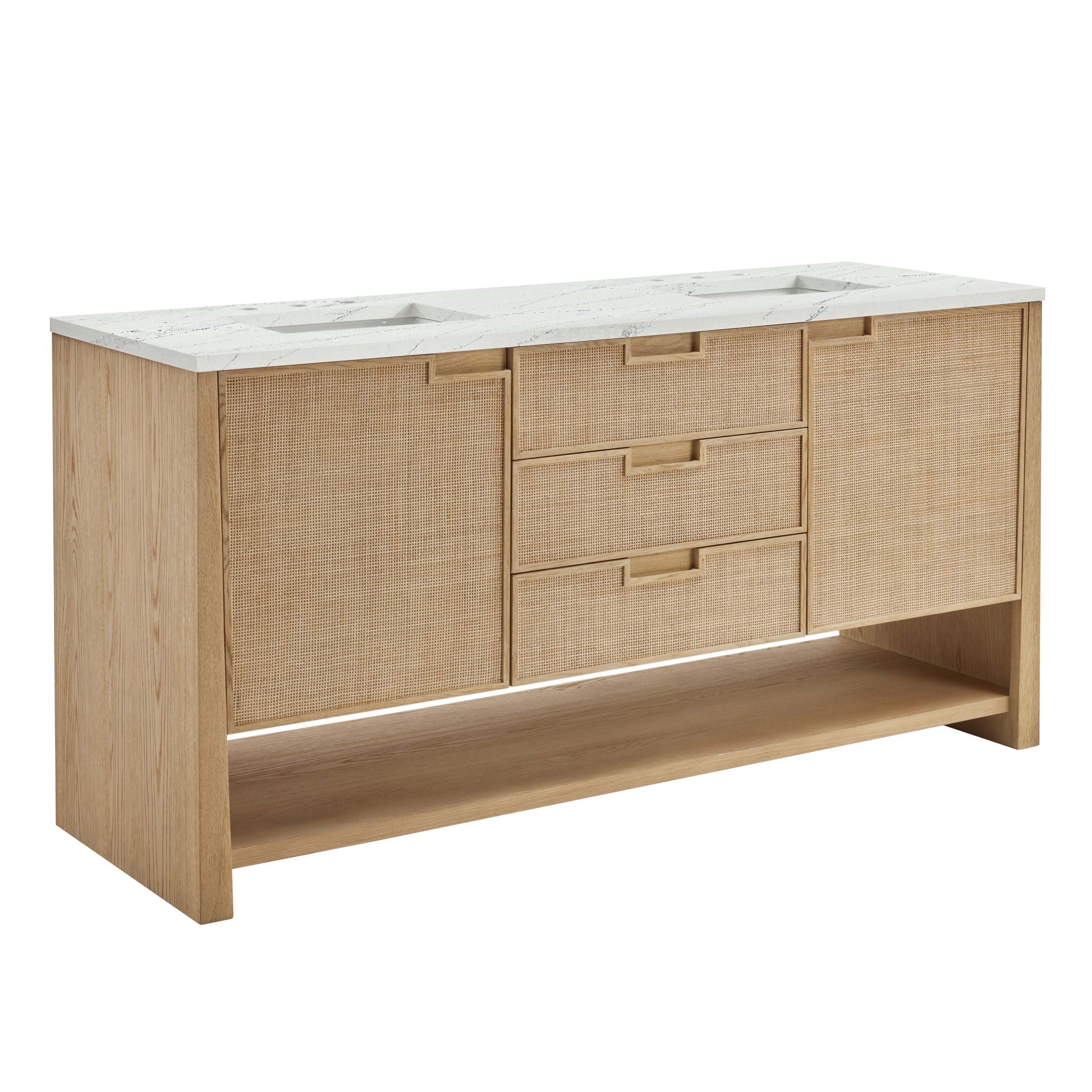 Seaside Oak / Ethereal Noctis - 3 Faucet Holes