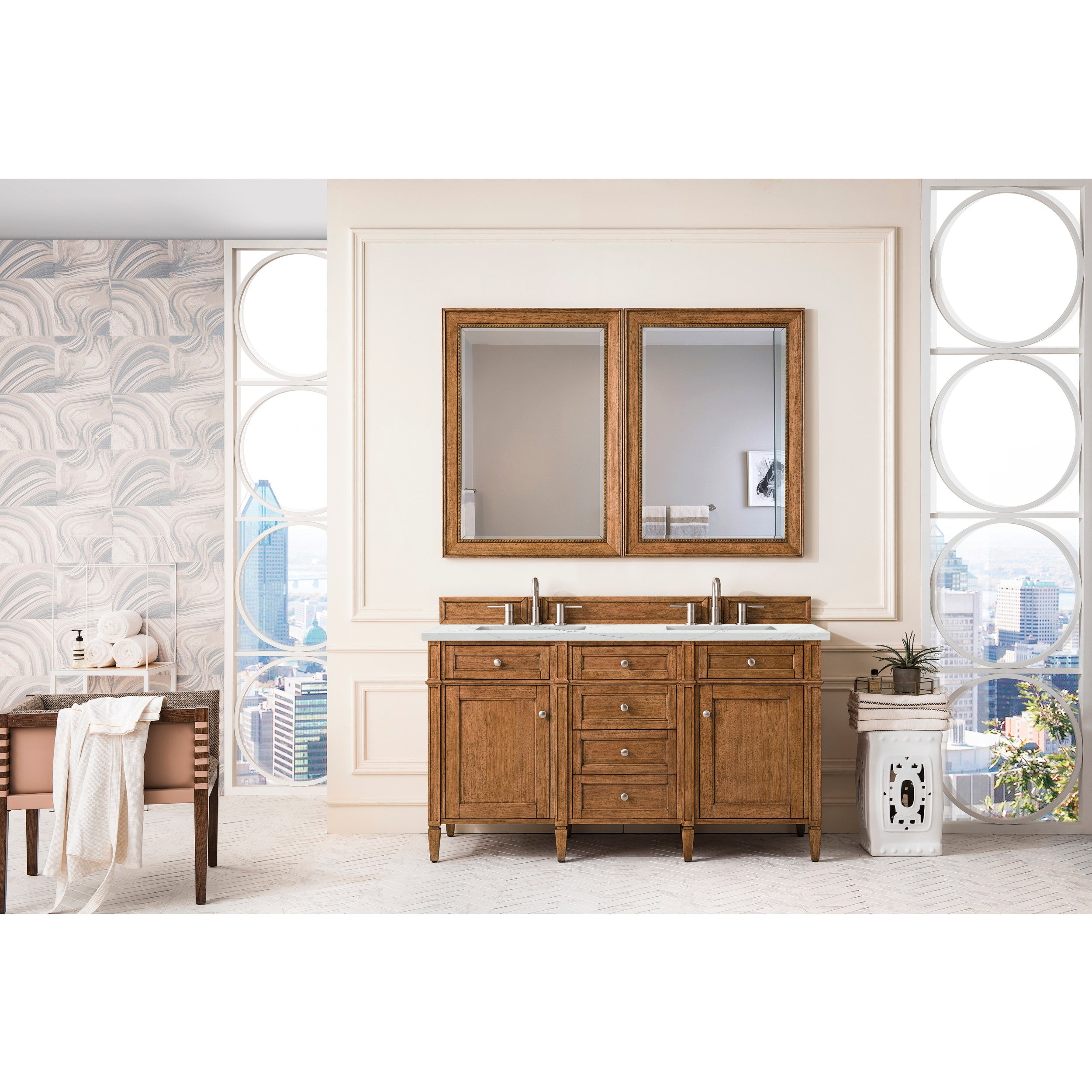 Saddle Brown / Ethereal Noctis - 3 Faucet Holes