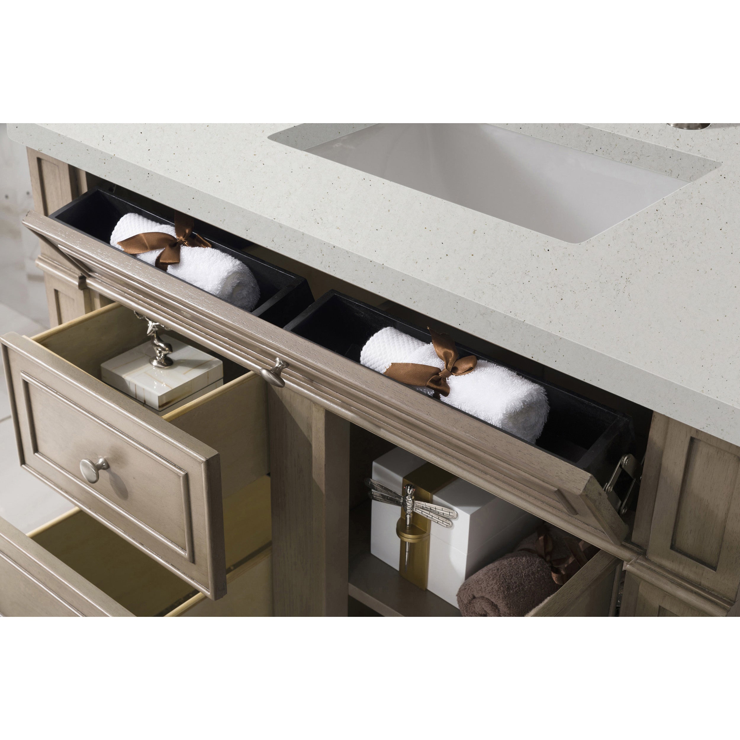Whitewashed Walnut / Lime Delight - 3 Faucet Holes