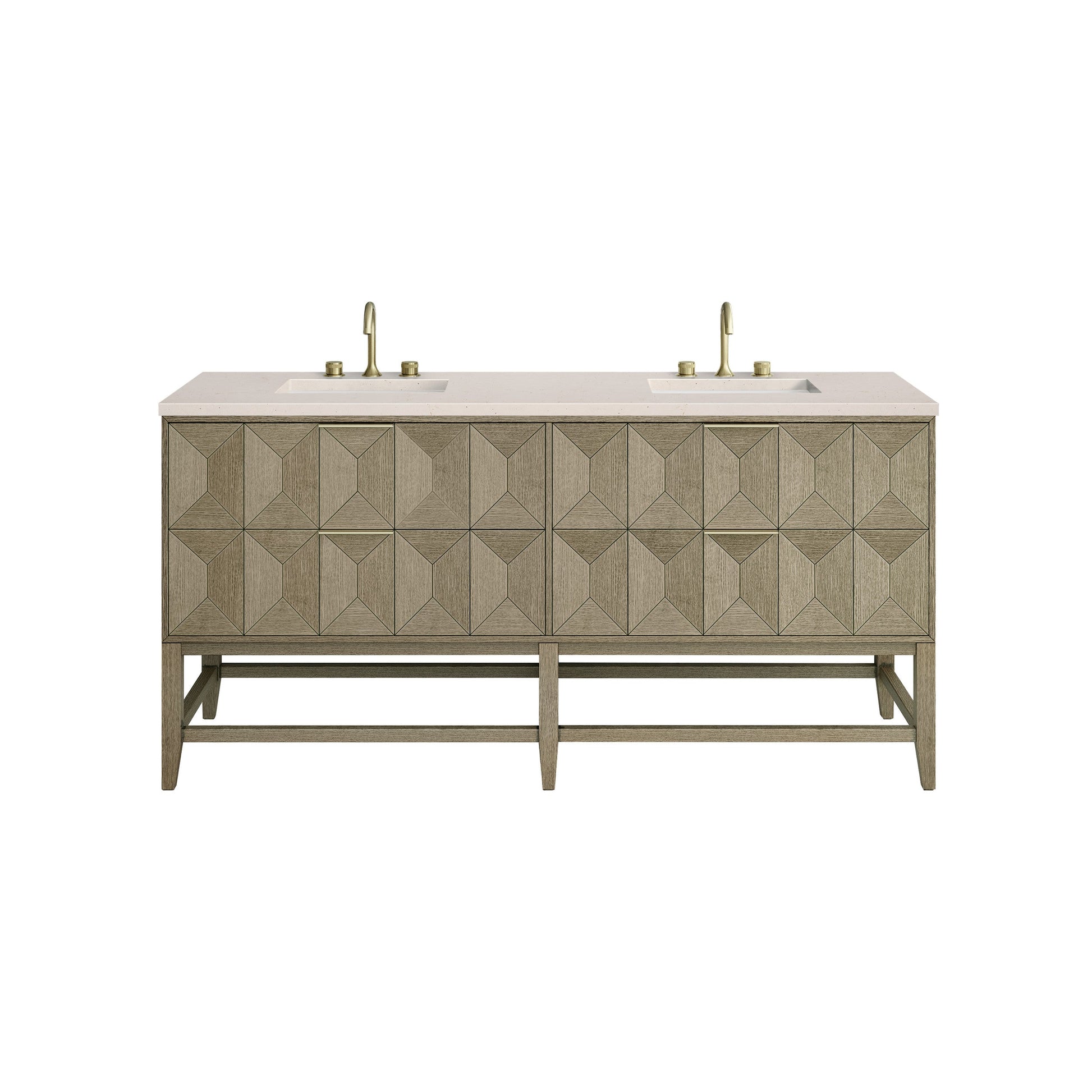 Pebble Oak / Eternal Marfil - 3 Faucet Holes