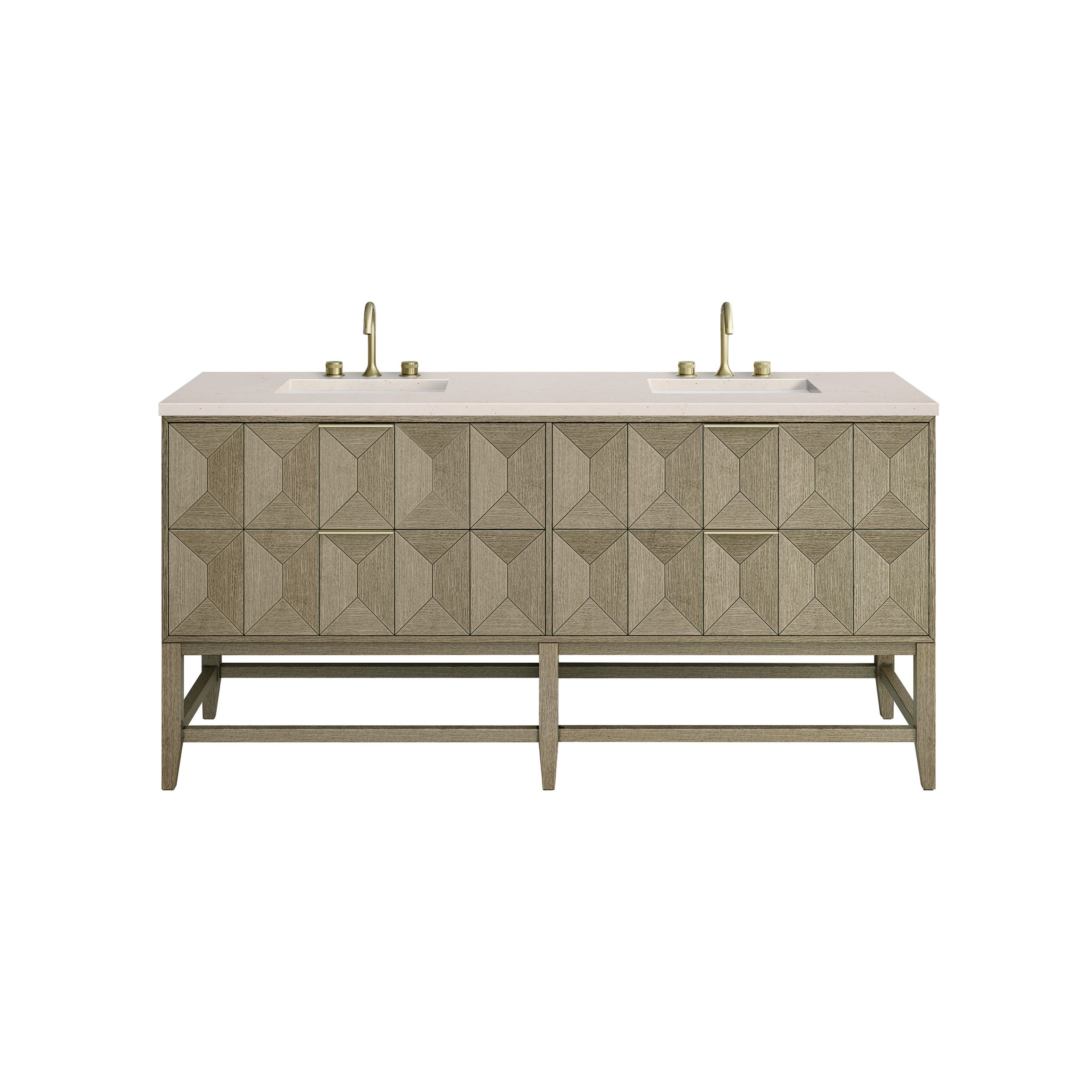 Pebble Oak / Eternal Marfil - 3 Faucet Holes