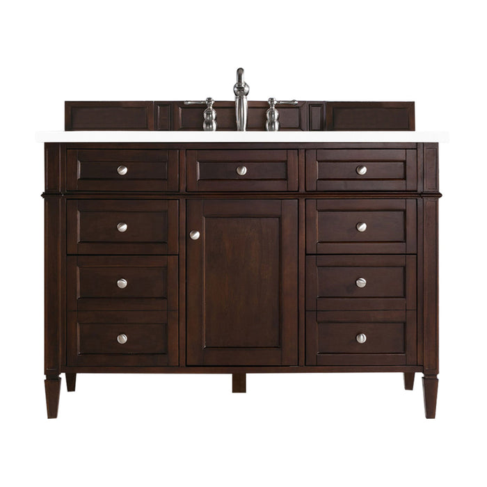 Burnished Mahogany / White Zeus - 3 Faucet Holes
