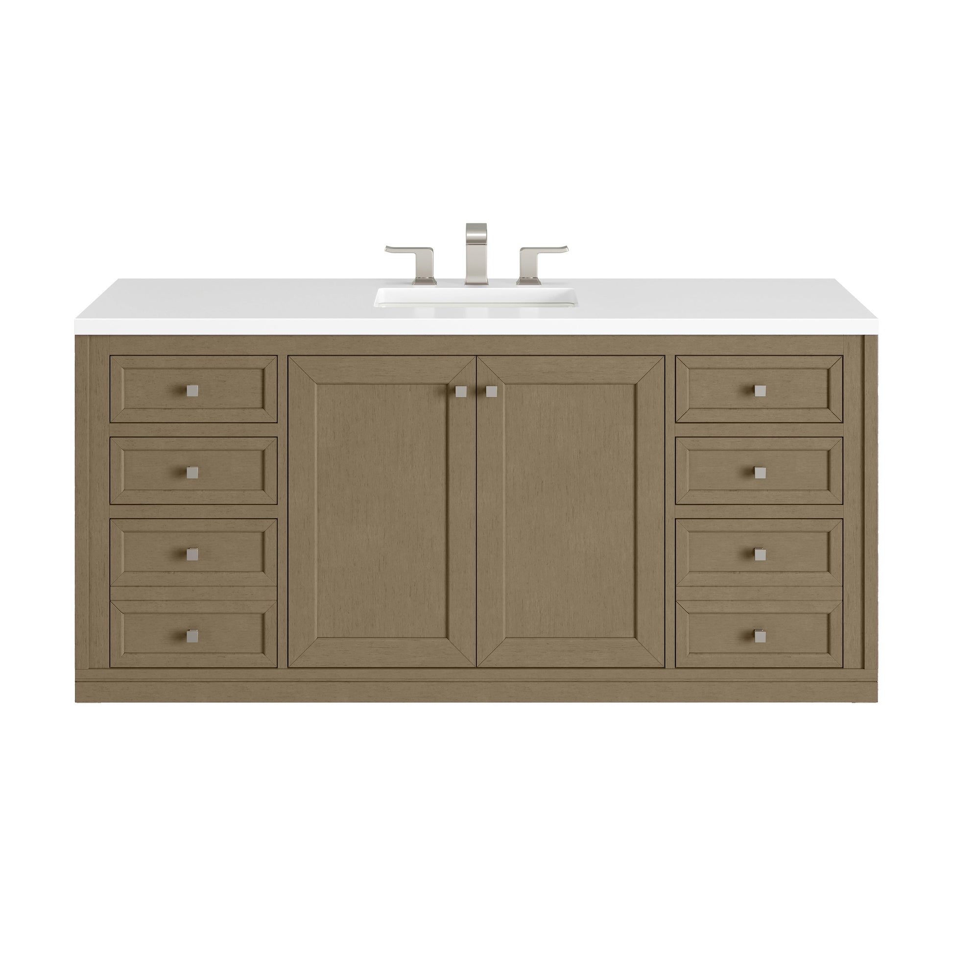 Walnut Whisper / White Zeus - 3 Faucet Holes