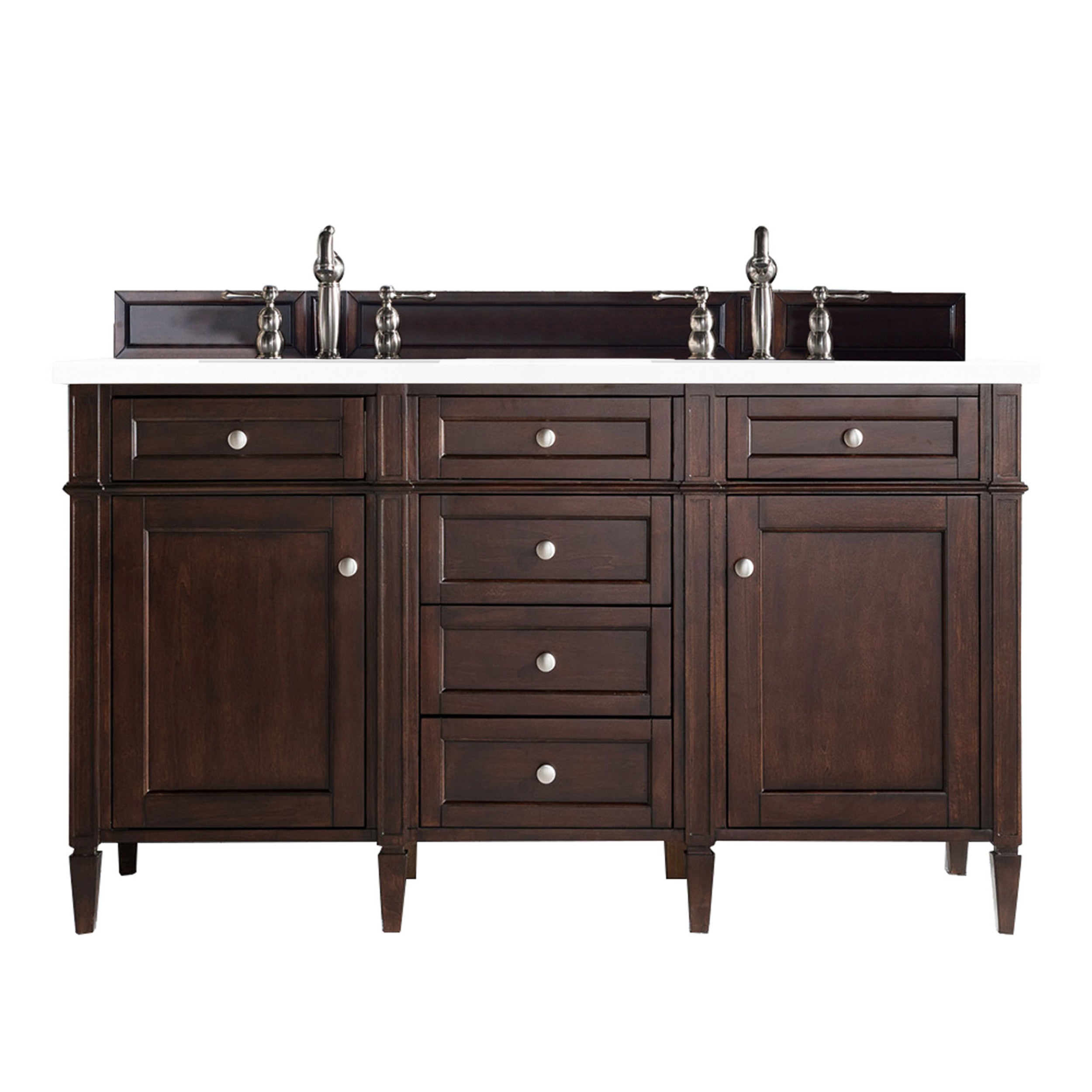 Burnished Mahogany / White Zeus - 3 Faucet Holes