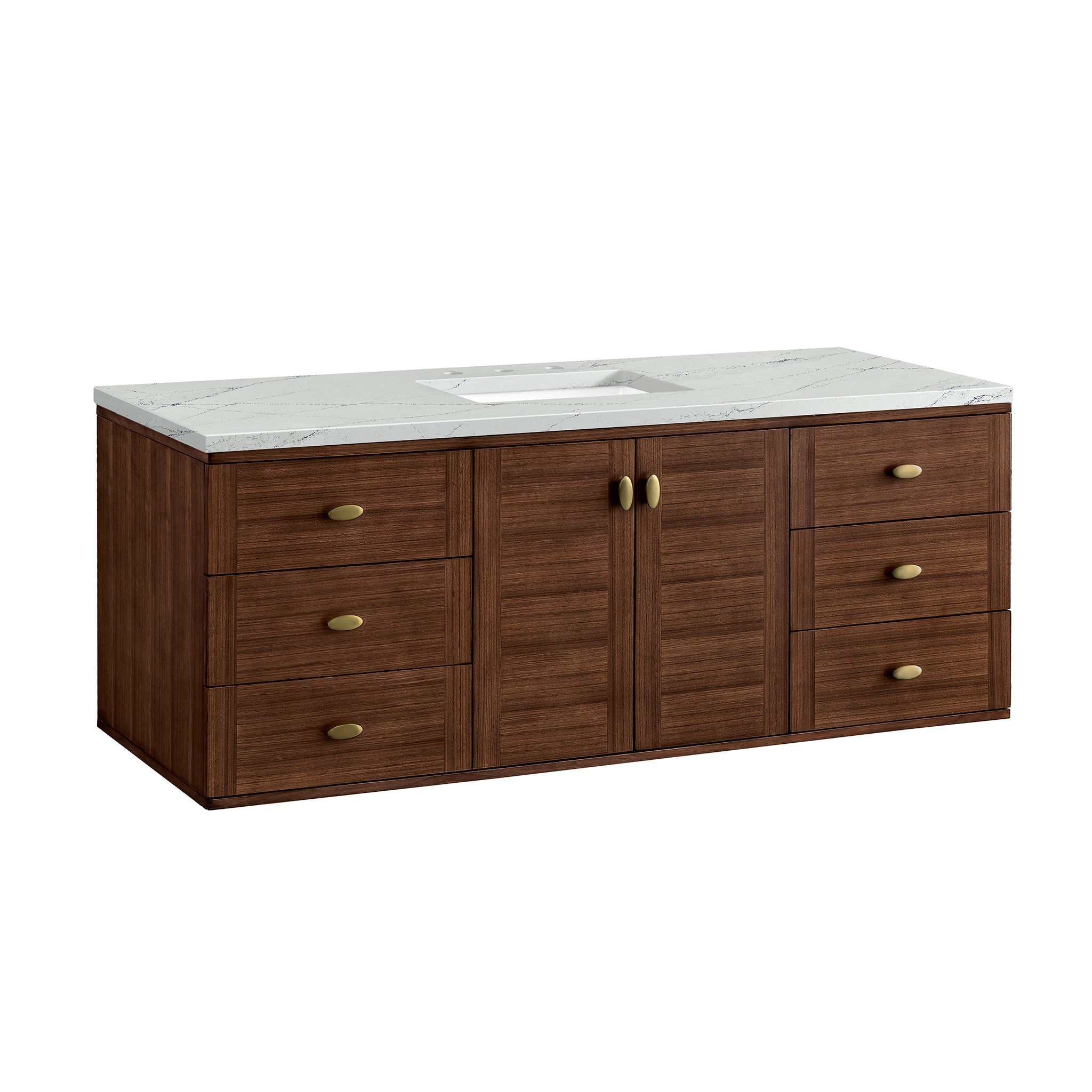 Mid-Century Walnut / Ethereal Noctis - 3 Faucet Holes