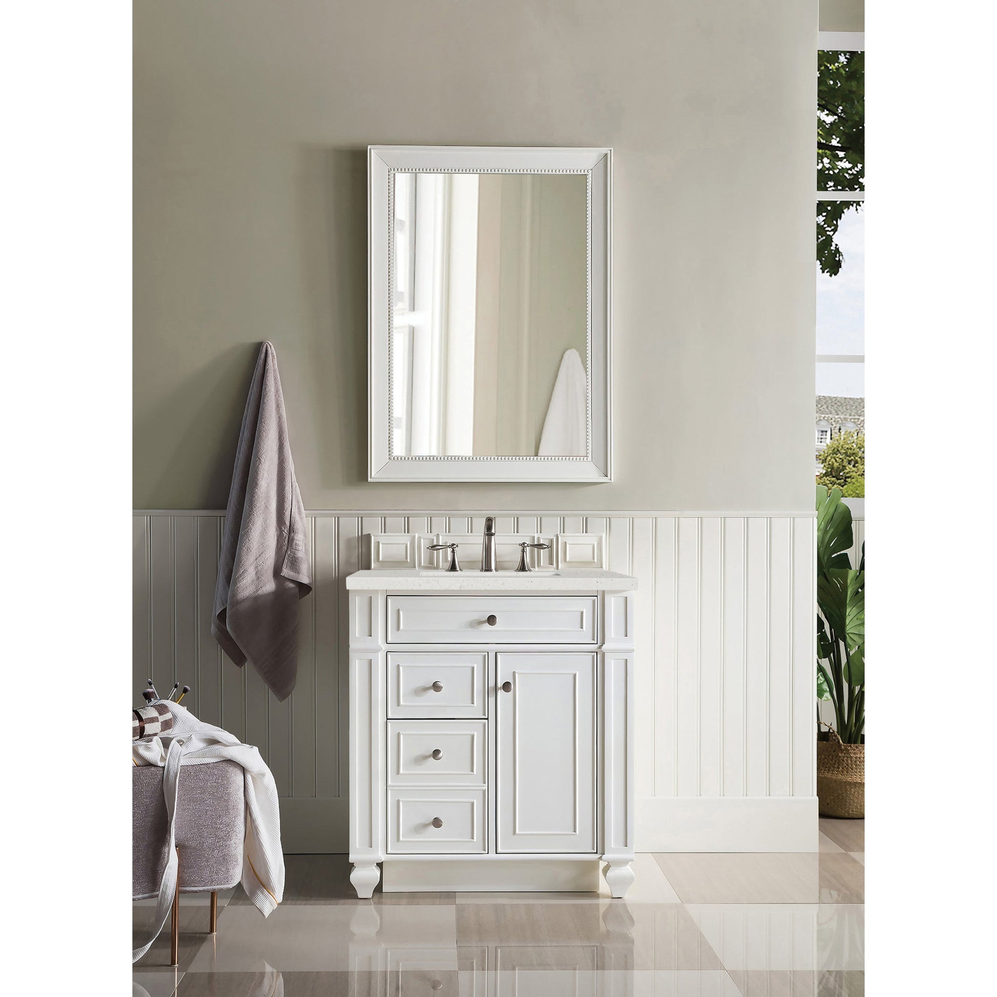 Bright White / Lime Delight - 3 Faucet Holes