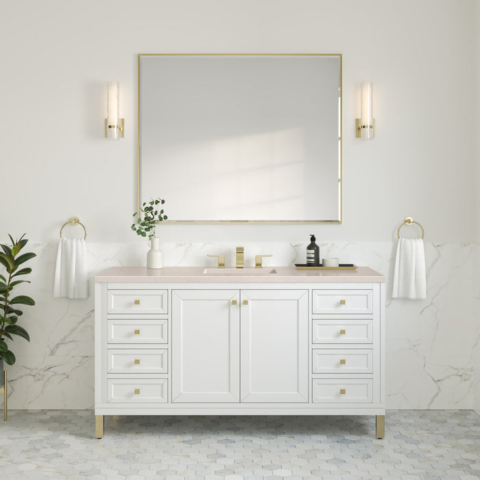 Glossy White / Eternal Marfil - 3 Faucet Holes