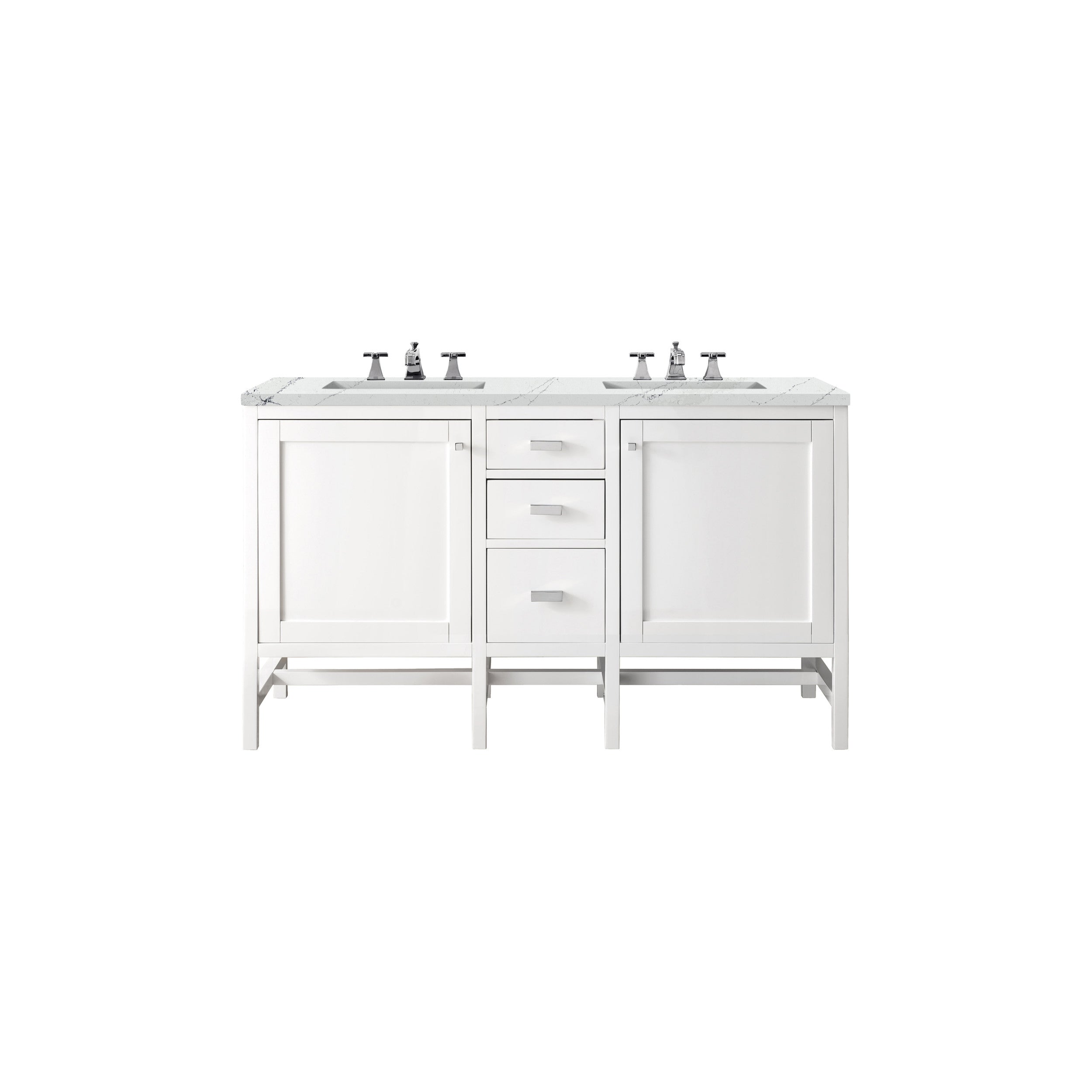 Glossy White / Ethereal Noctis - 3 Faucet Holes