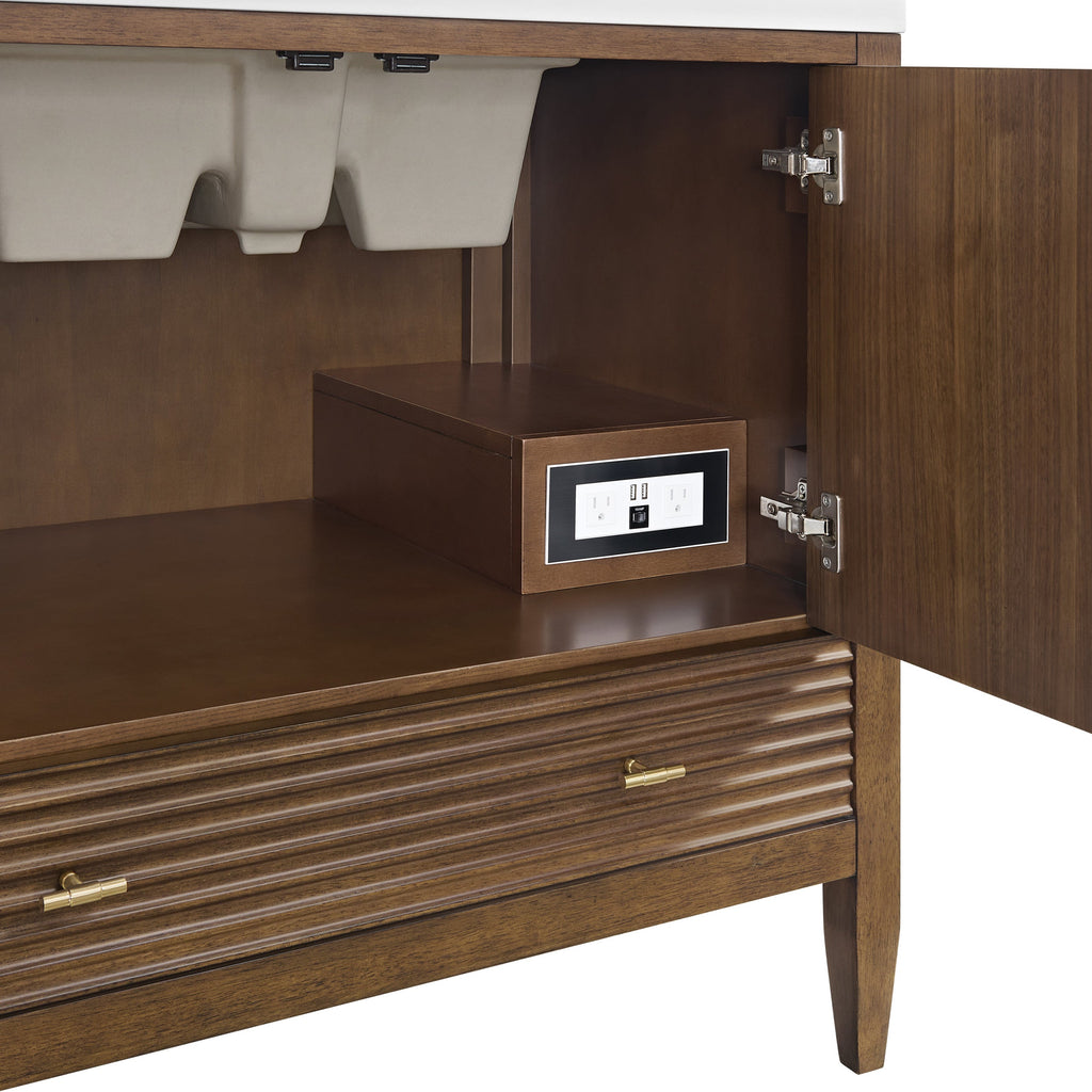 Mid-Century Walnut / No Countertop