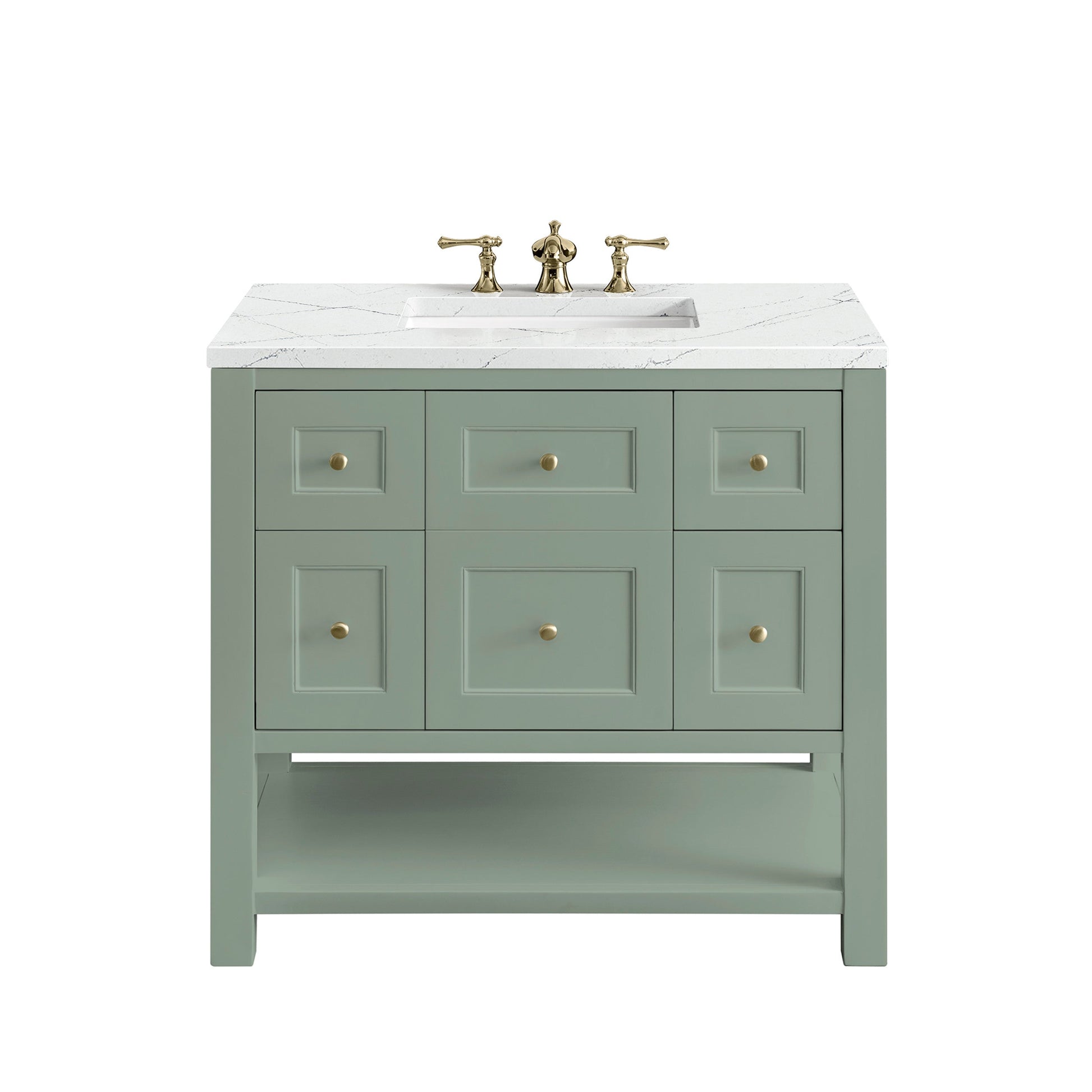 Smokey Celadon / Ethereal Noctis - 3 Faucet Holes