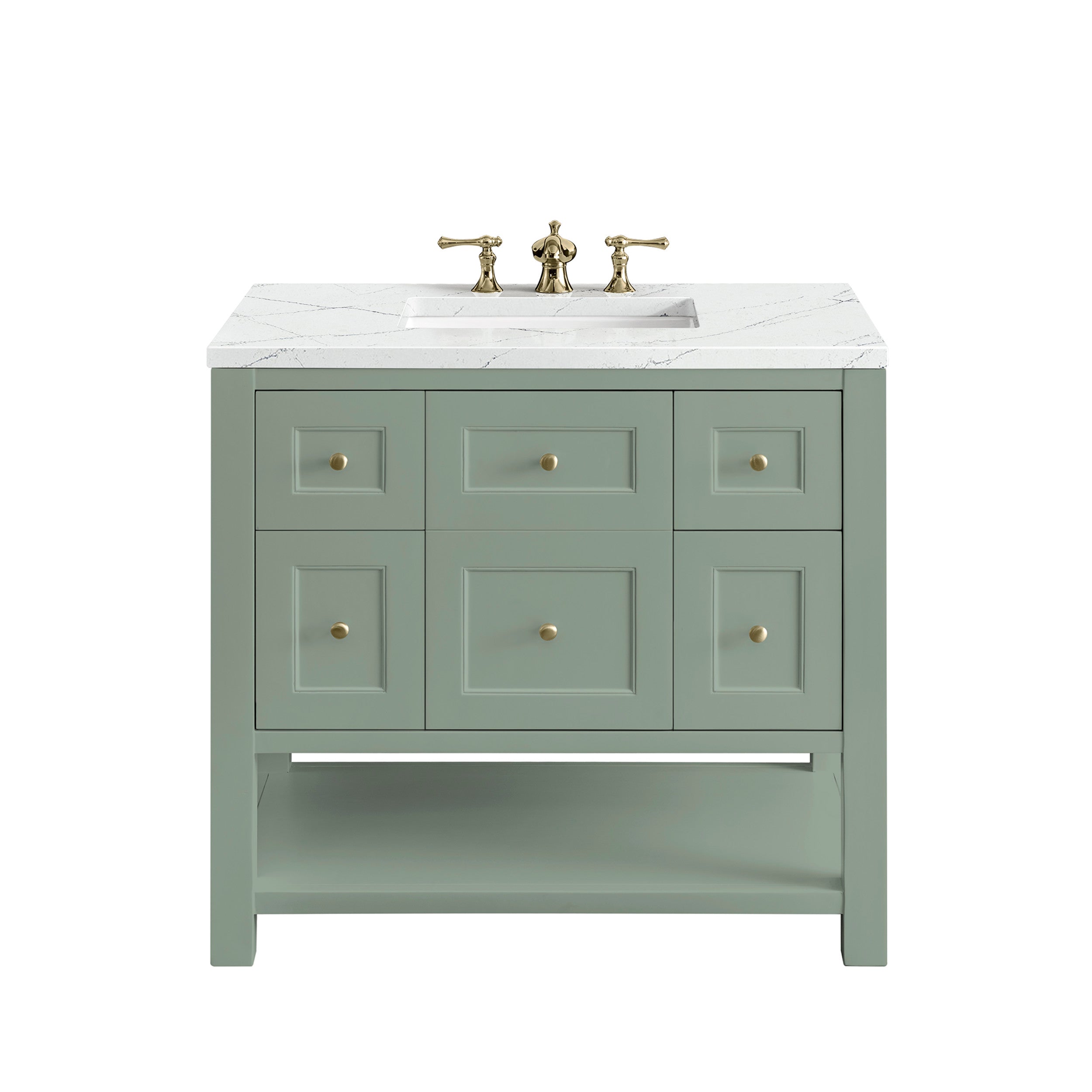 Smokey Celadon / Ethereal Noctis - 3 Faucet Holes