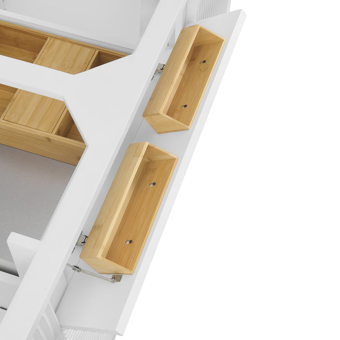 Bright White / White Zeus - 3 Faucet Holes