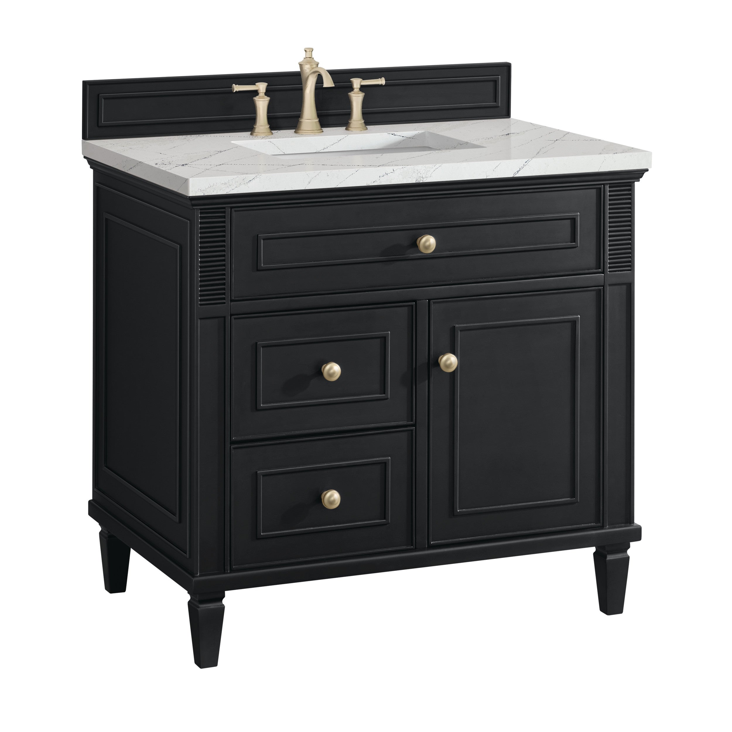 Black Onyx / Ethereal Noctis - 3 Faucet Holes