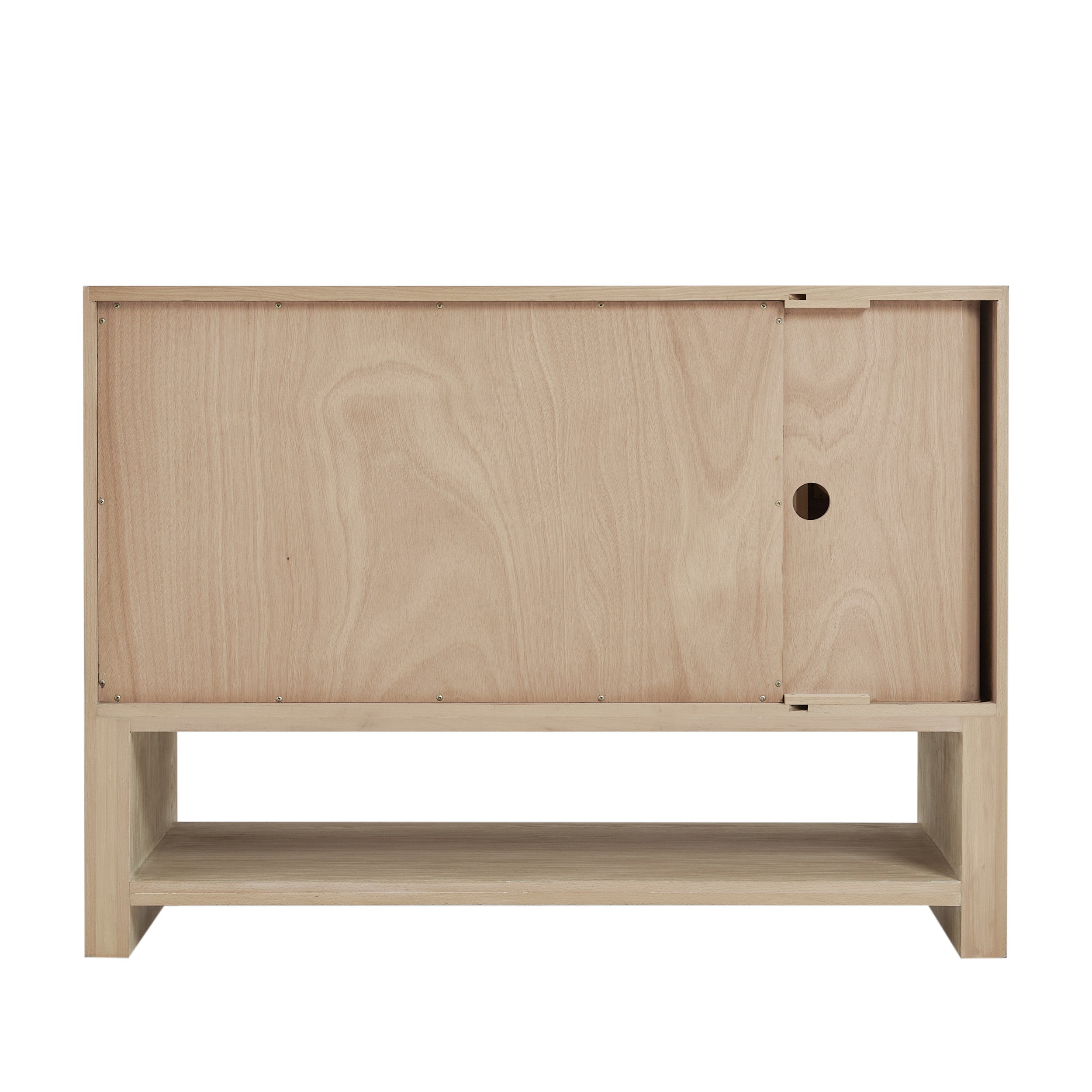 Sunwashed Oak / White Zeus - 3 Faucet Holes