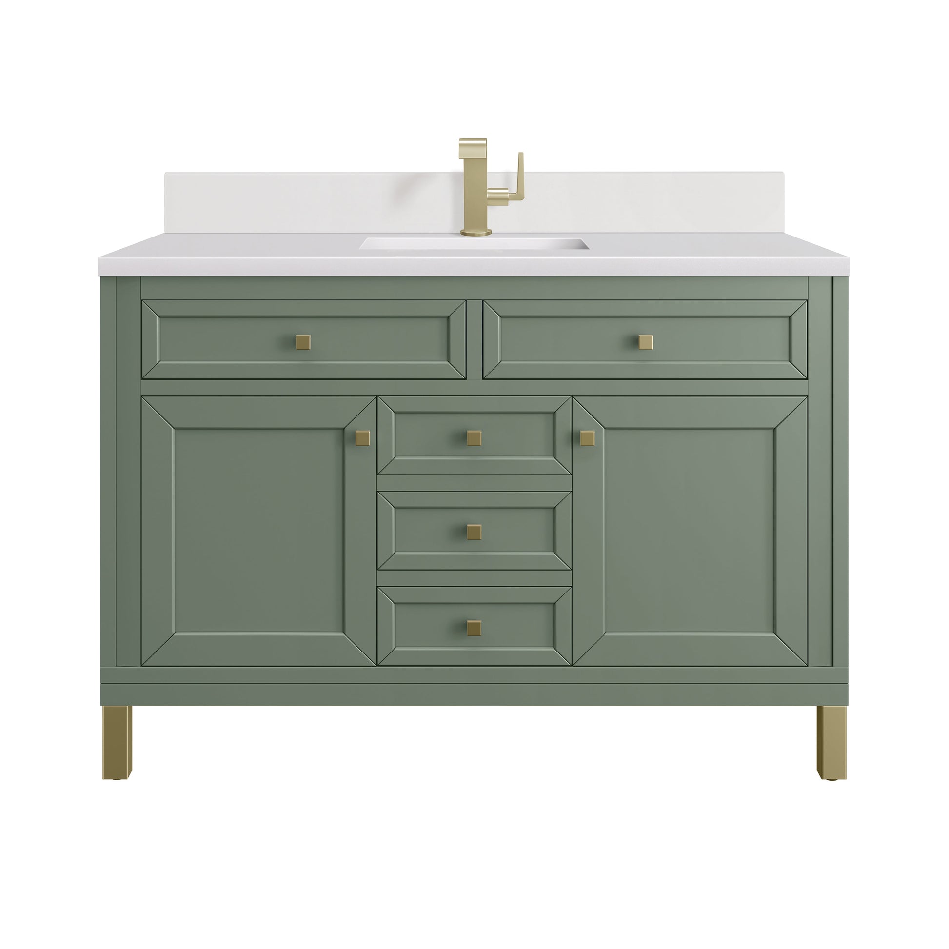 Smokey Celadon / White Zeus - 1 Faucet Hole