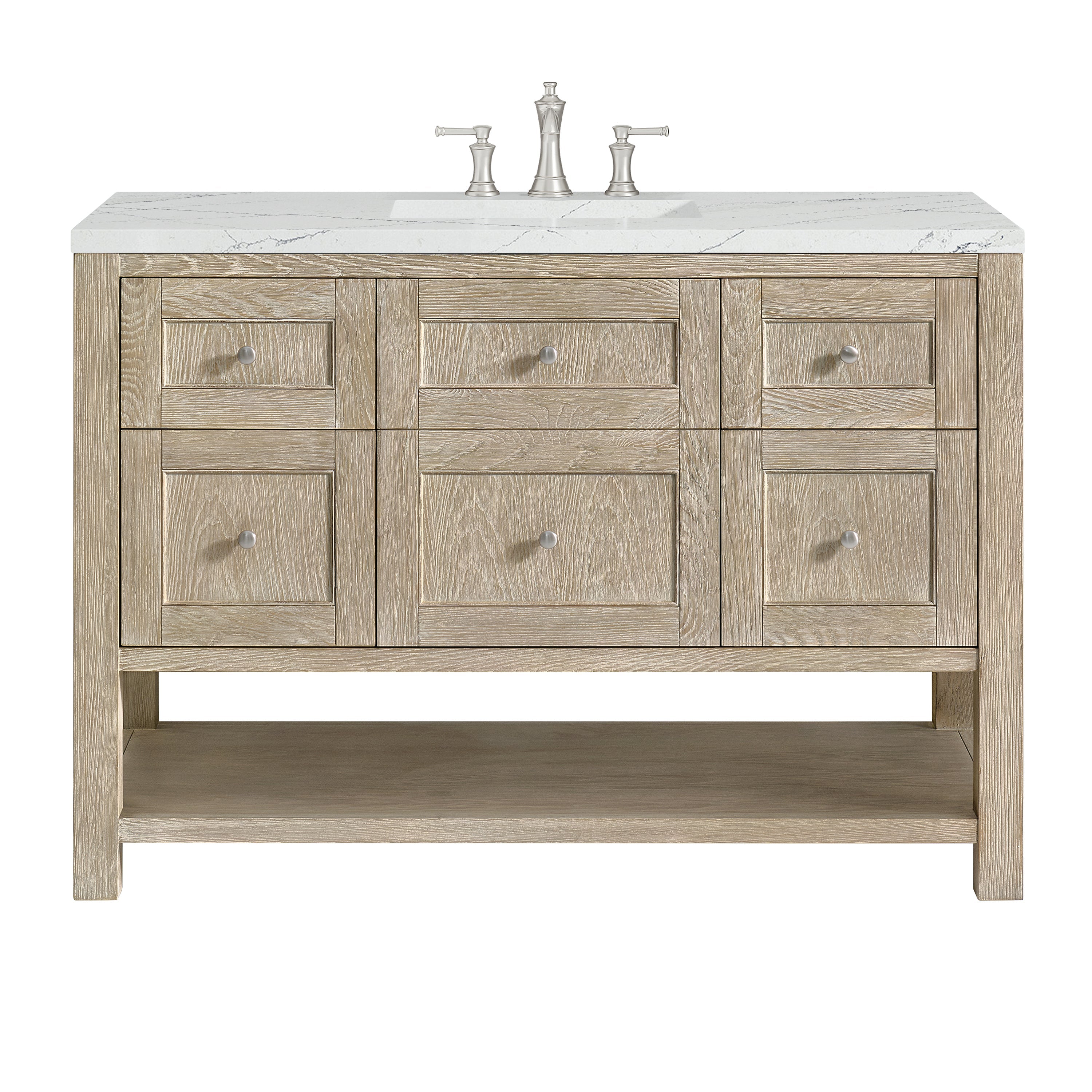 Whitewashed Oak / Ethereal Noctis - 3 Faucet Holes