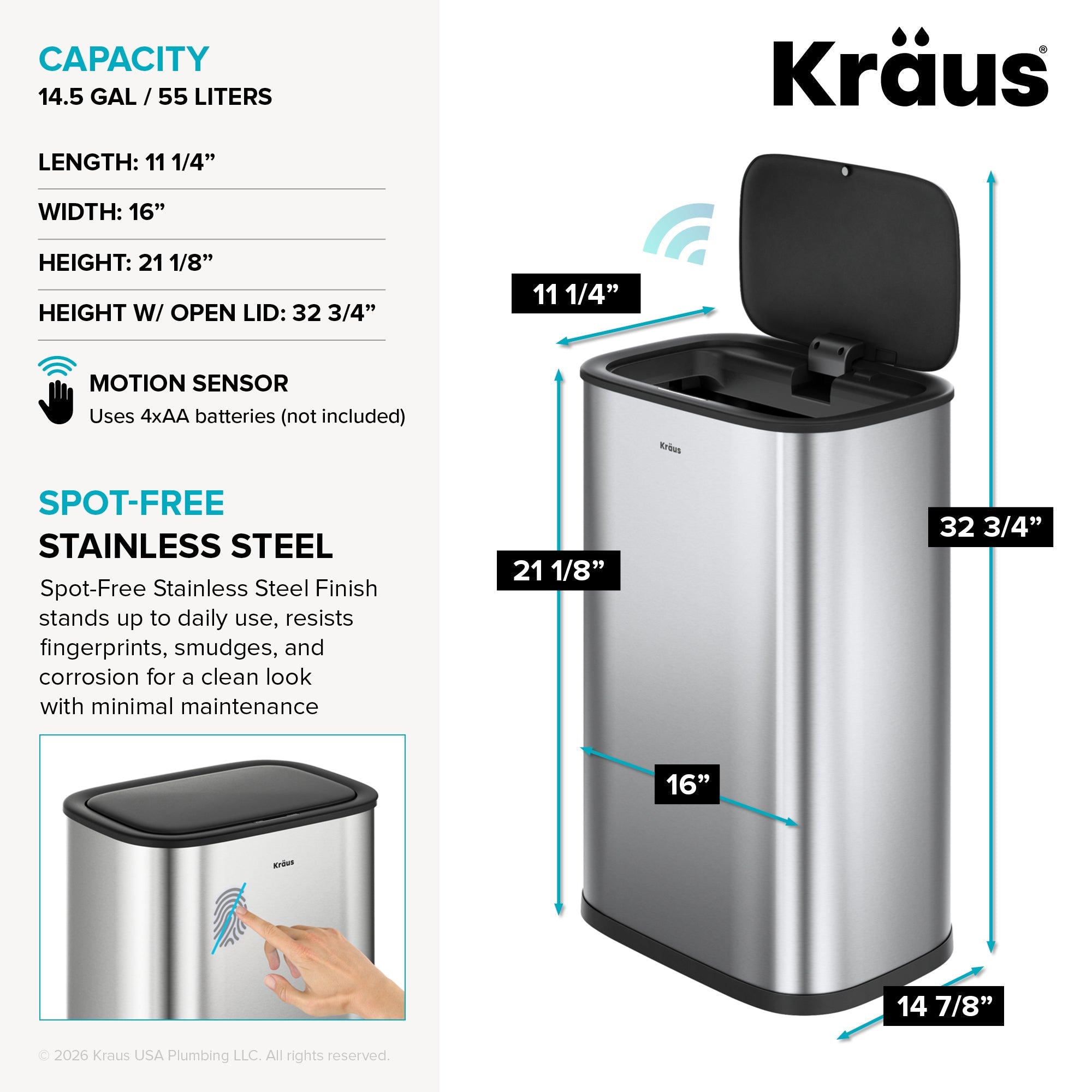 Spot Free Stainless Steel