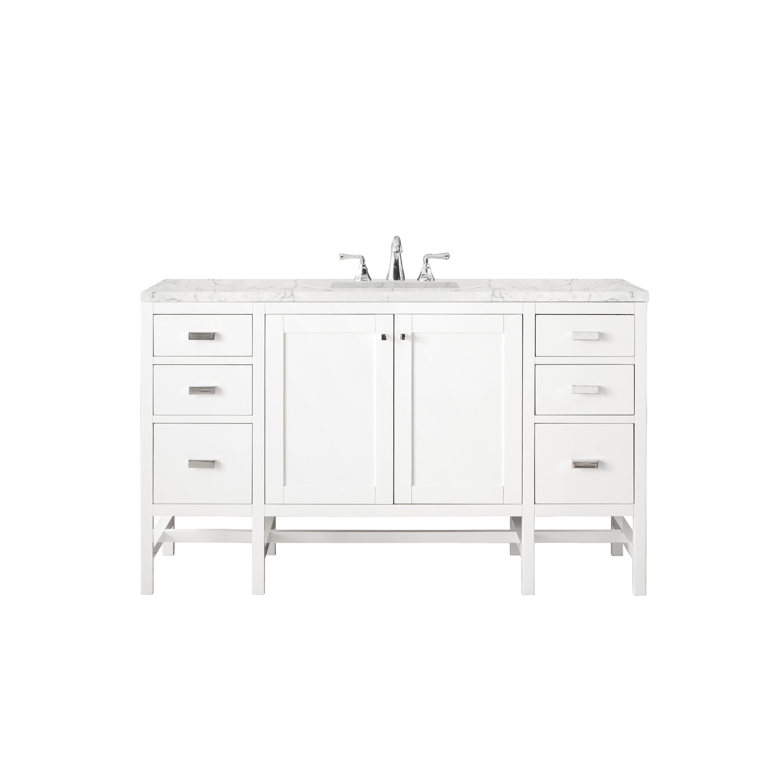 Glossy White / Eternal Jasmine Pearl - 3 Faucet Holes