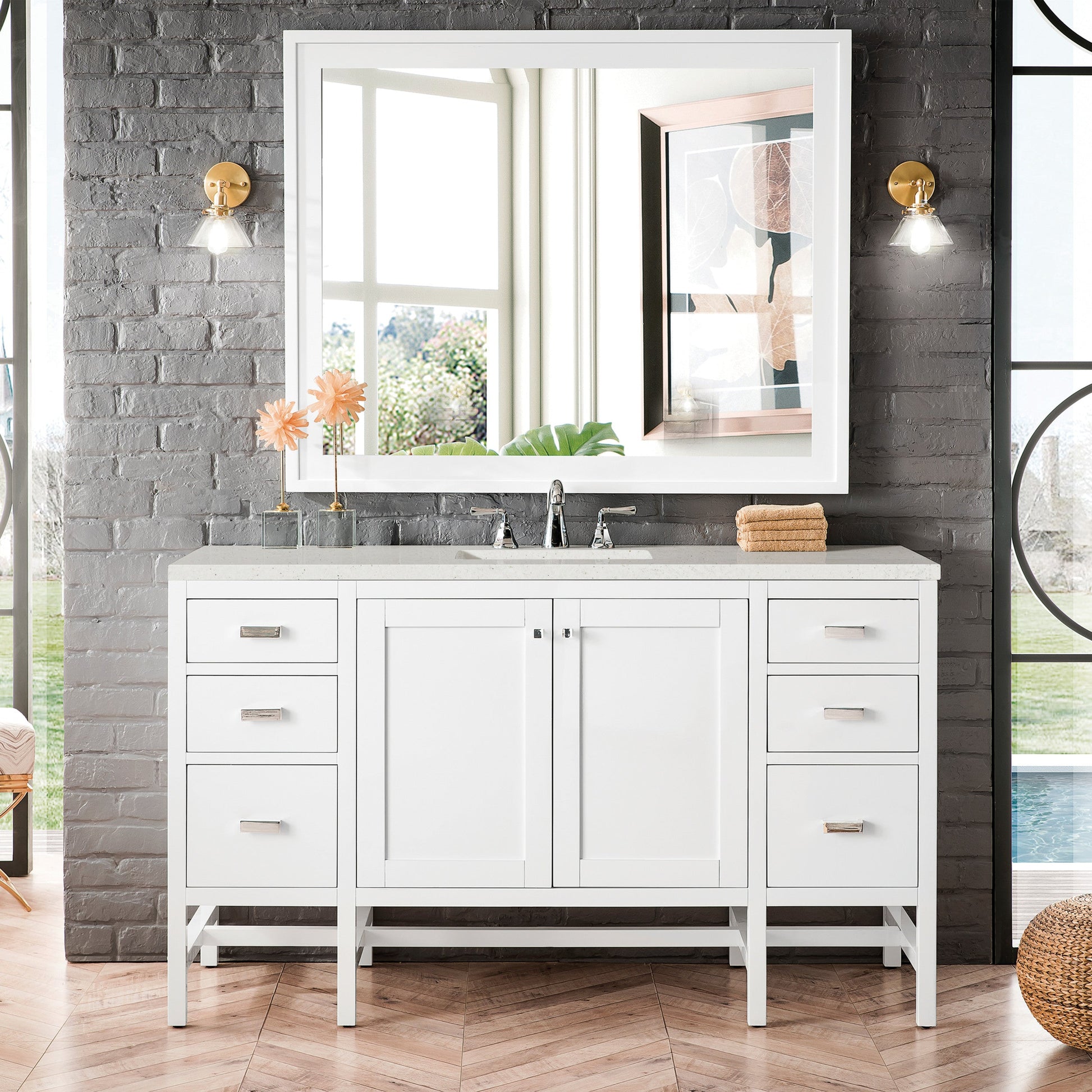 Glossy White / Lime Delight - 3 Faucet Holes