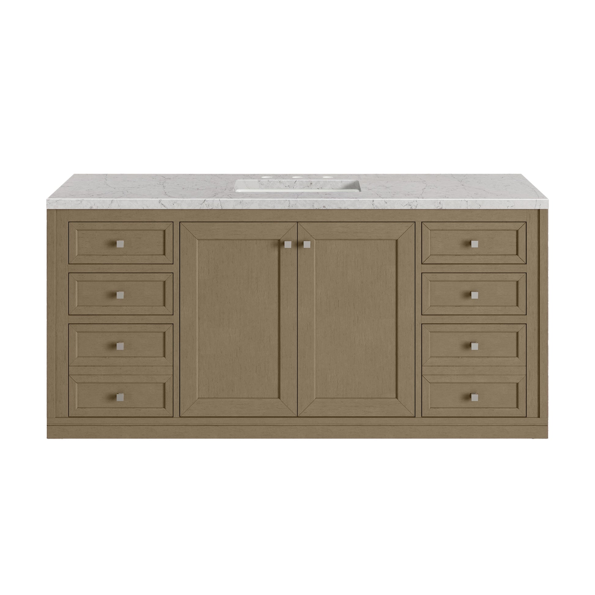 Walnut Whisper / Eternal Jasmine Pearl - 3 Faucet Holes