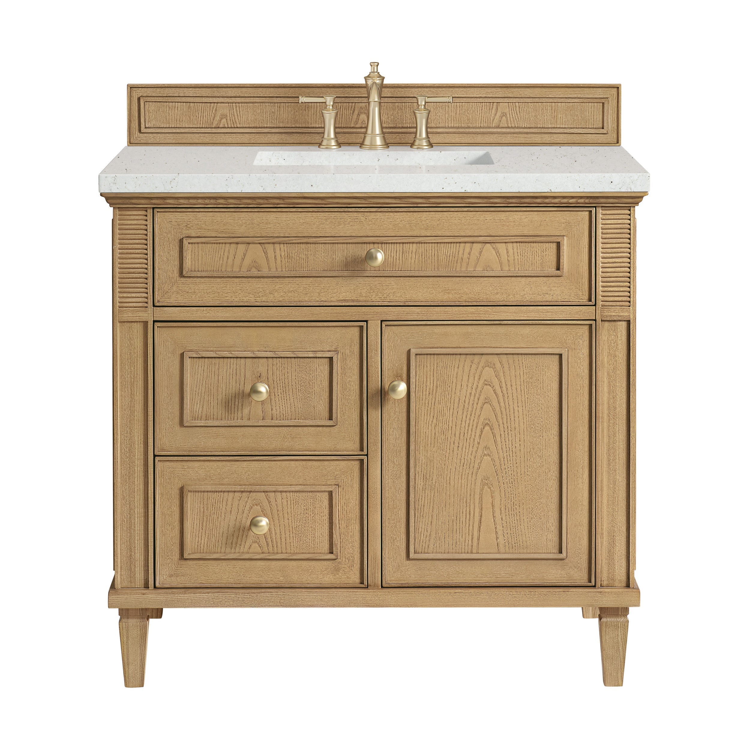 Light Natural Oak / Lime Delight - 3 Faucet Holes