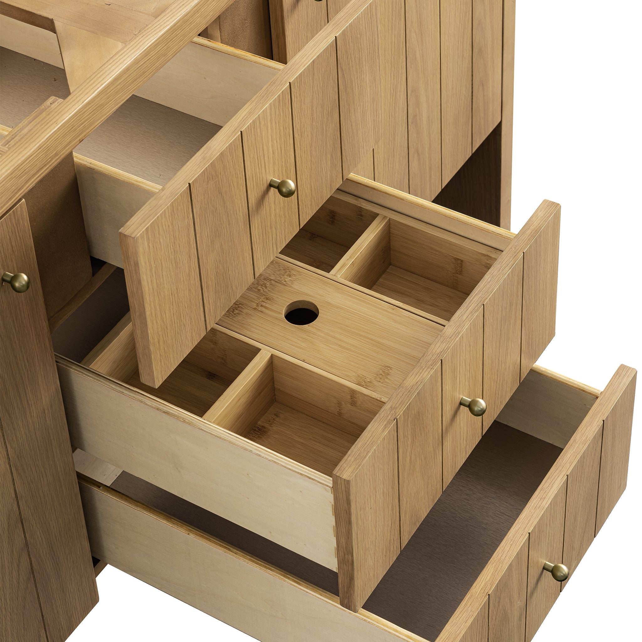 Light Natural Oak / Victorian Silver - 3 Faucet Holes