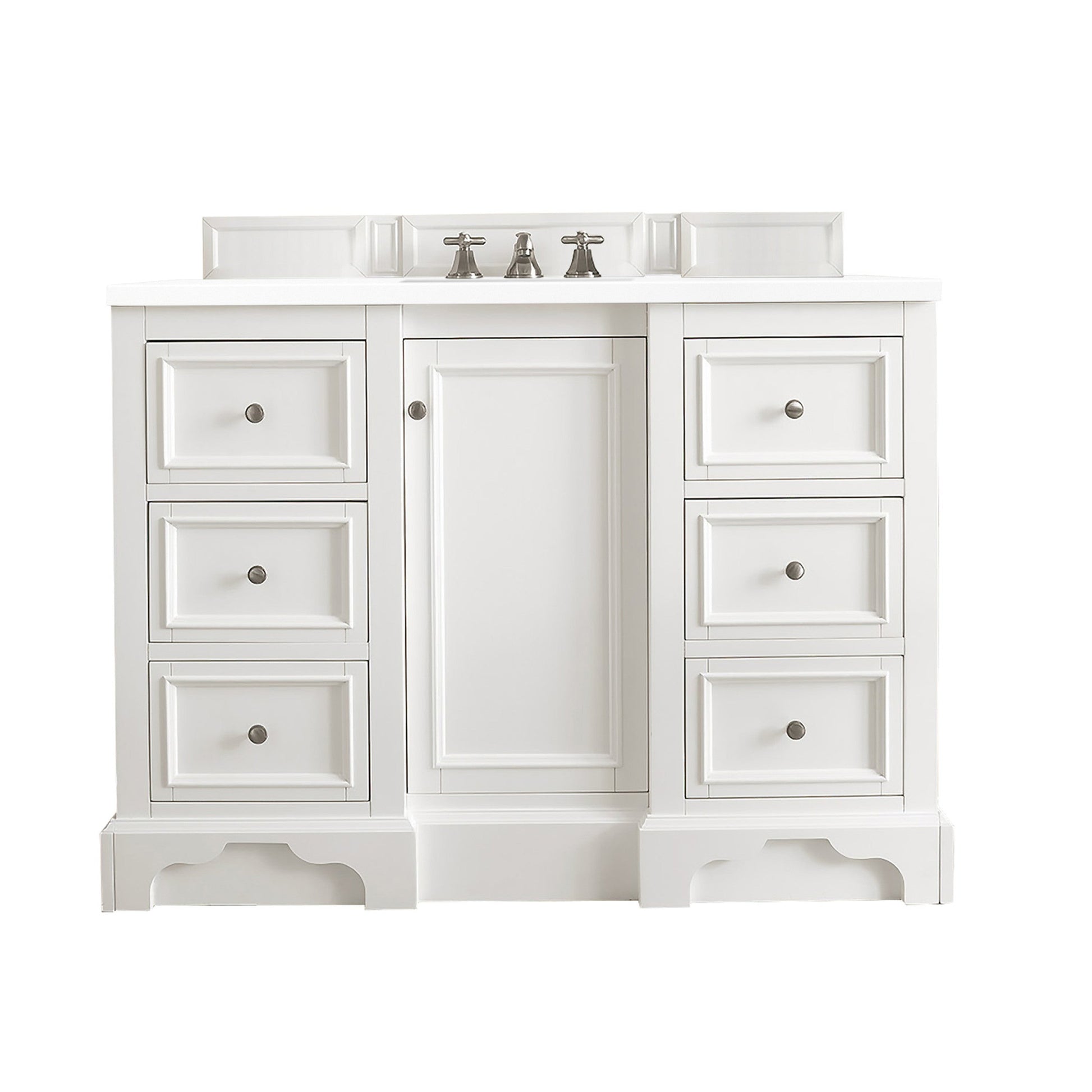 Bright White / White Zeus - 3 Faucet Holes