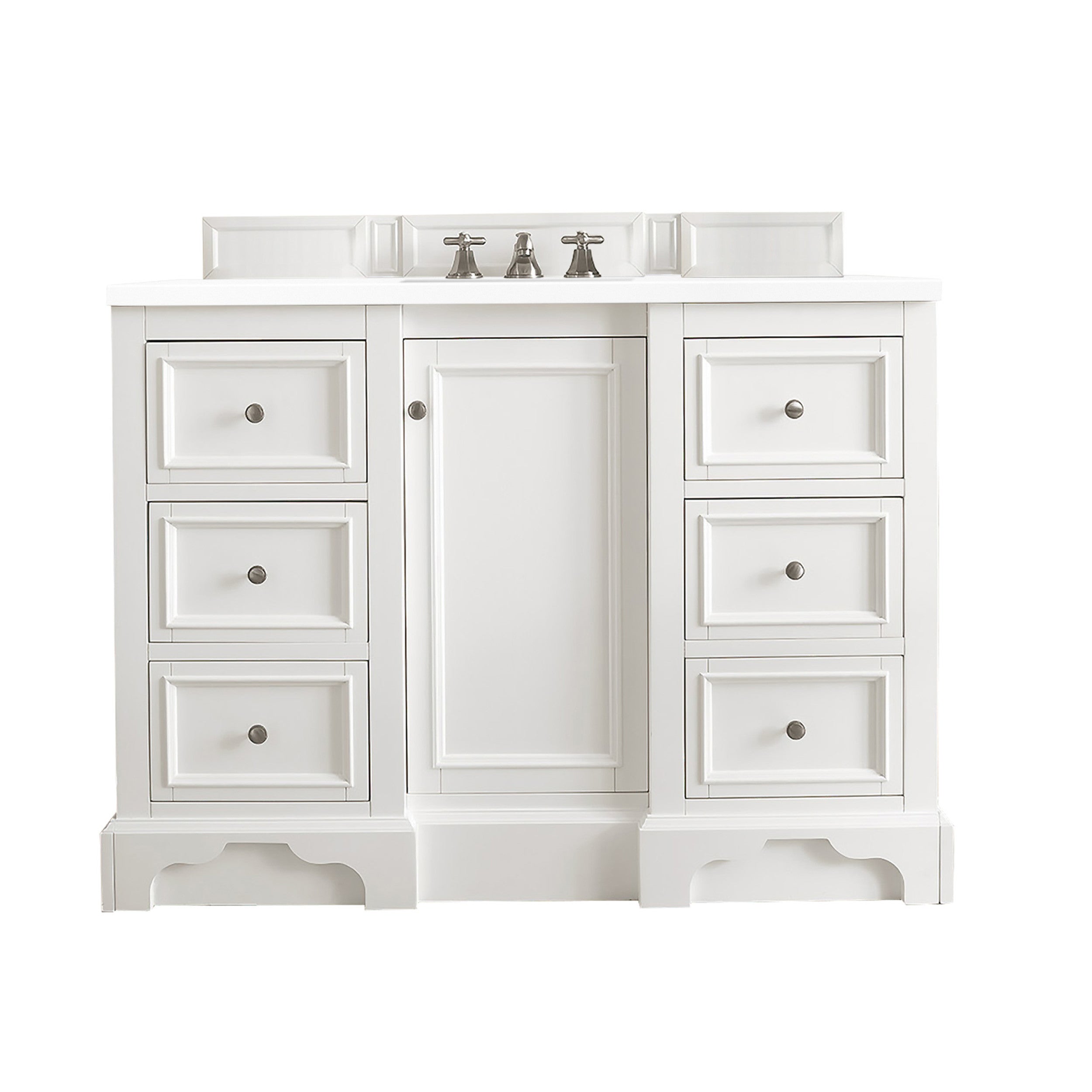 Bright White / White Zeus - 3 Faucet Holes