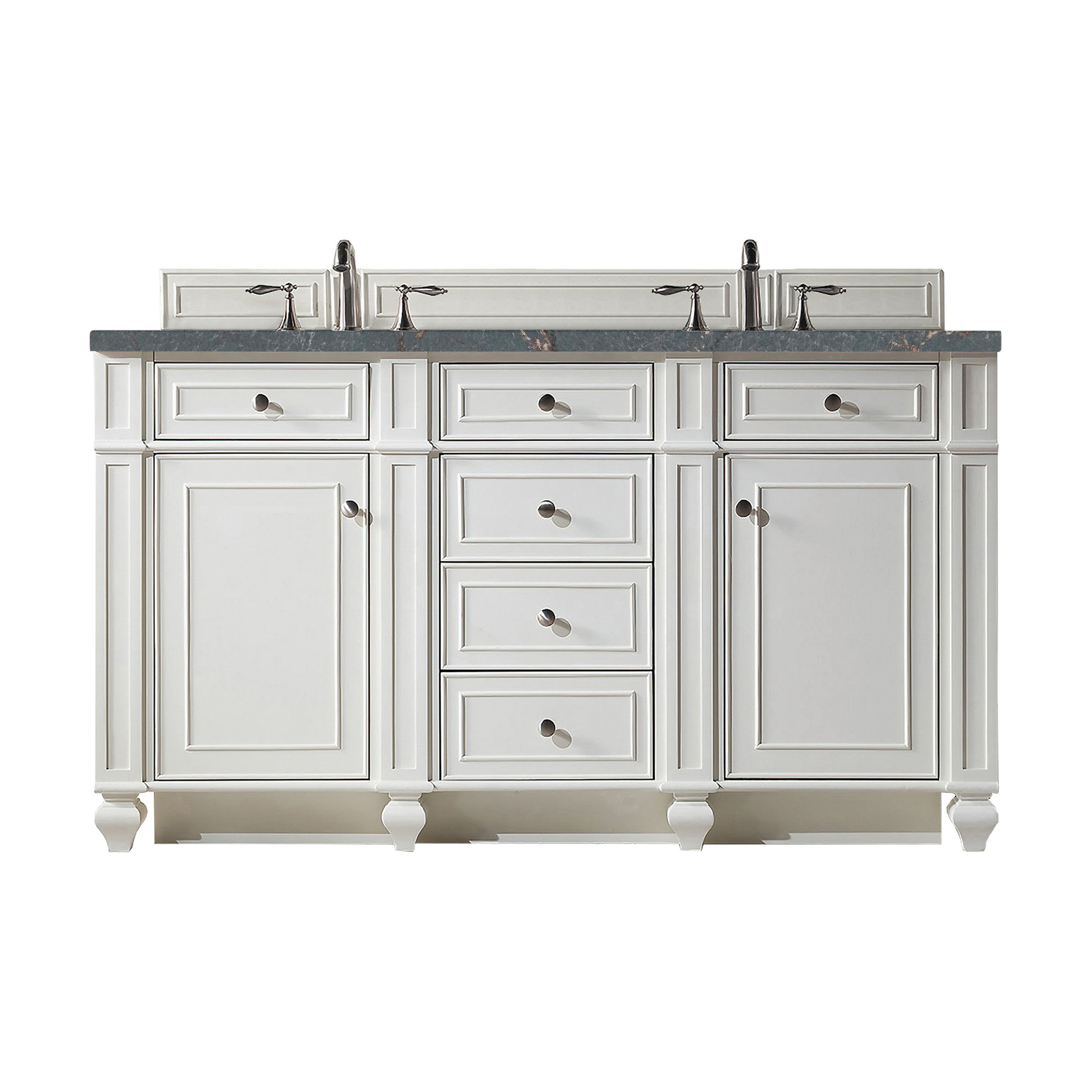 Bright White / Parisien Bleu - 3 Faucet Holes