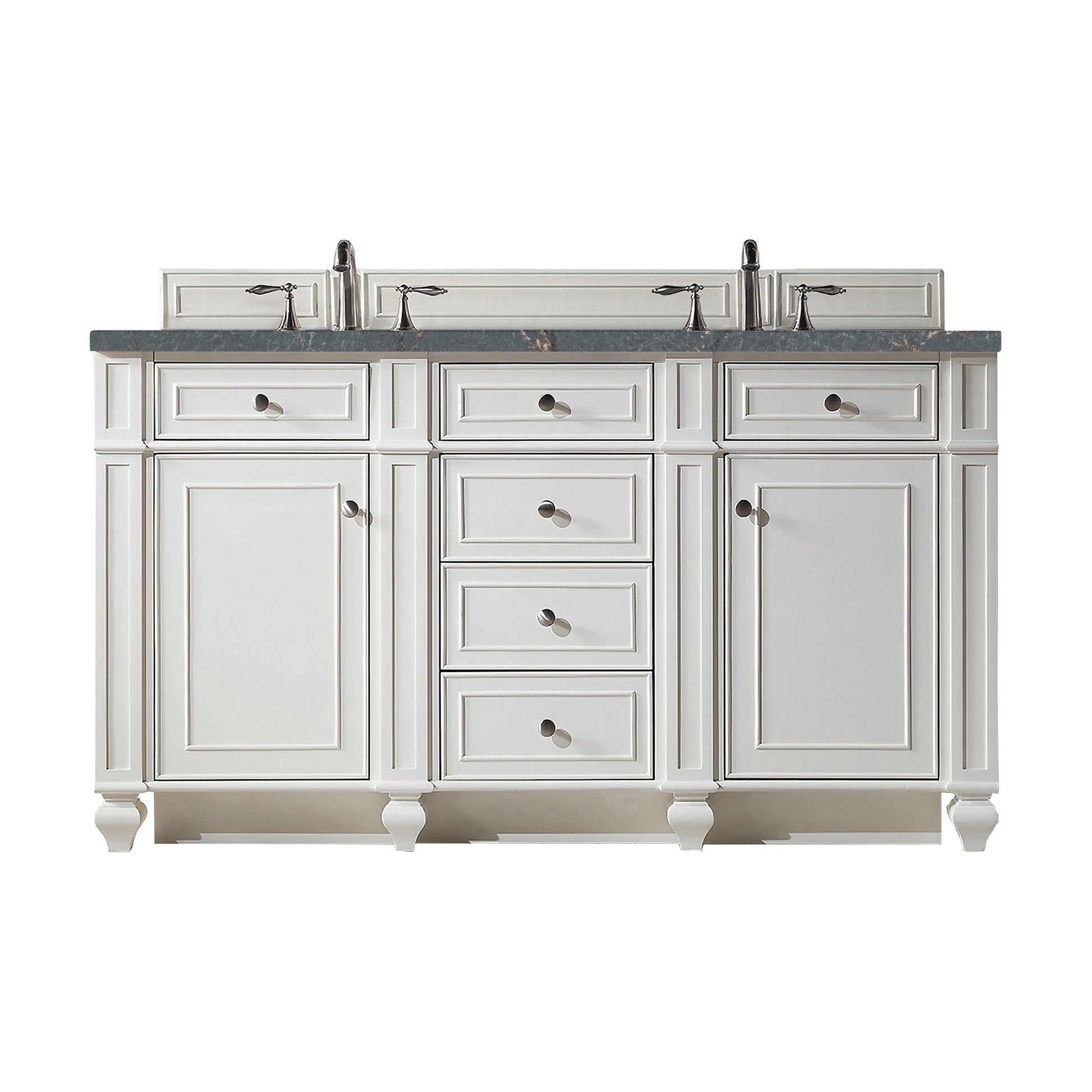 Bright White / Parisien Bleu - 3 Faucet Holes