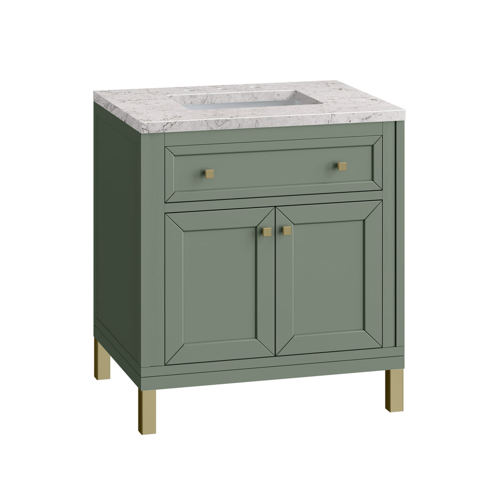 Smokey Celadon / Eternal Jasmine Pearl - 3 Faucet Holes