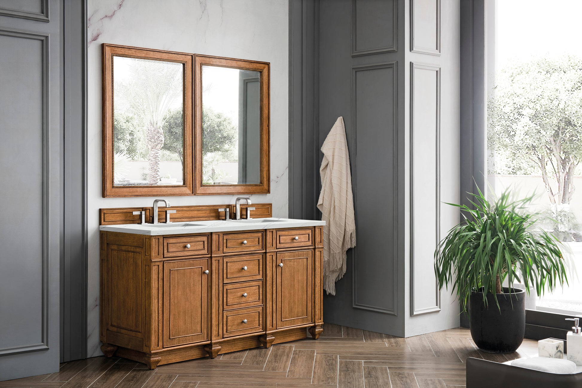 Saddle Brown / Ethereal Noctis - 3 Faucet Holes