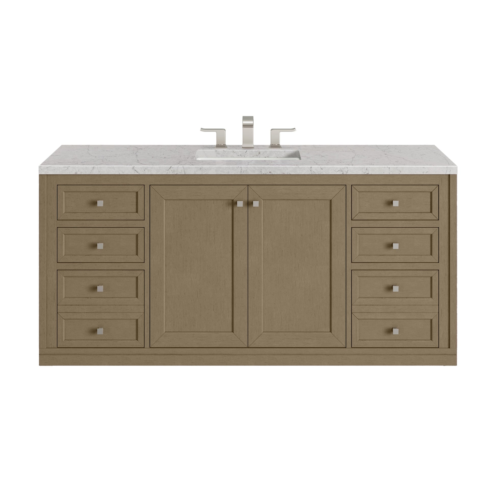 Walnut Whisper / Eternal Jasmine Pearl - 3 Faucet Holes