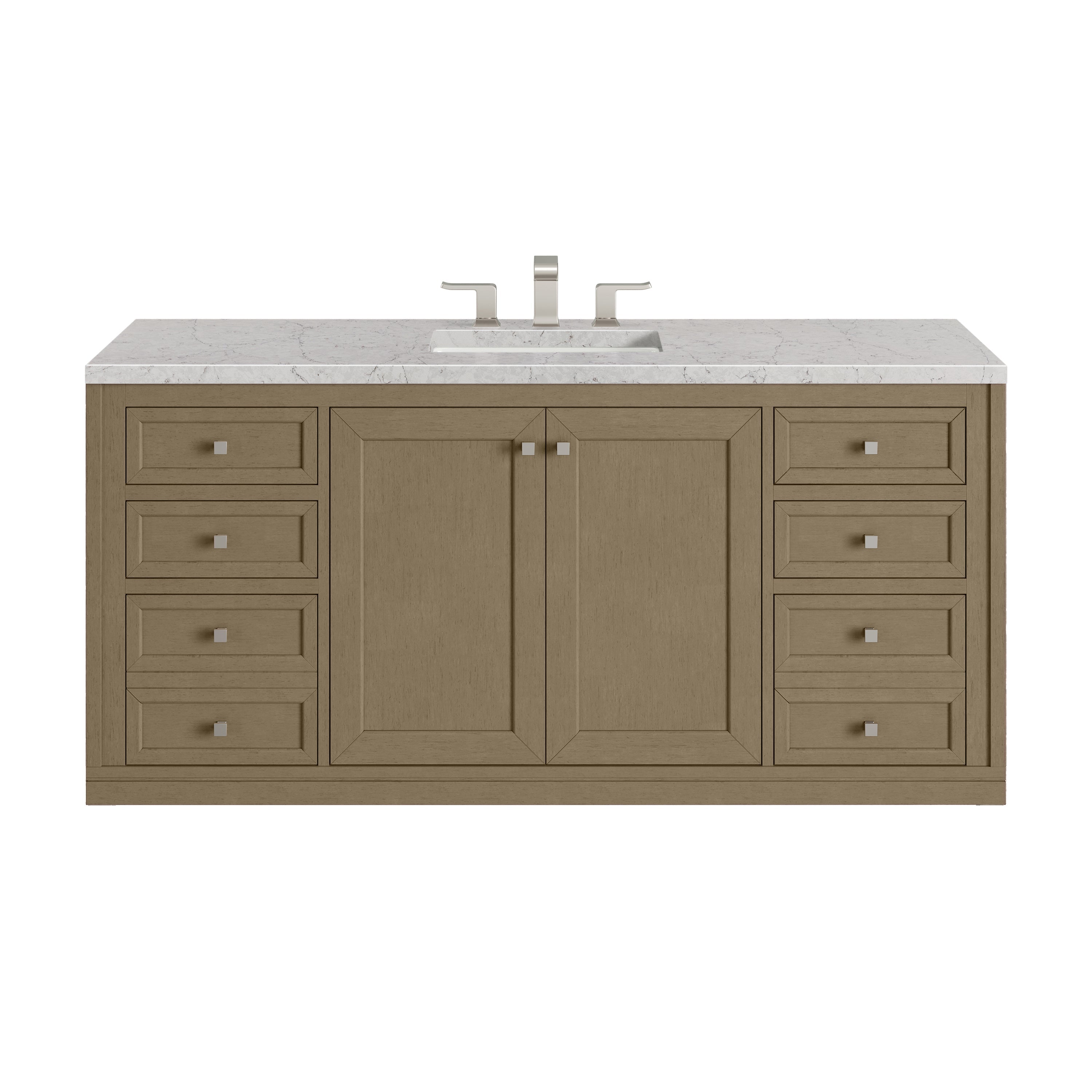 Walnut Whisper / Eternal Jasmine Pearl - 3 Faucet Holes
