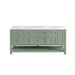 Smokey Celadon / White Zeus - 3 Faucet Holes