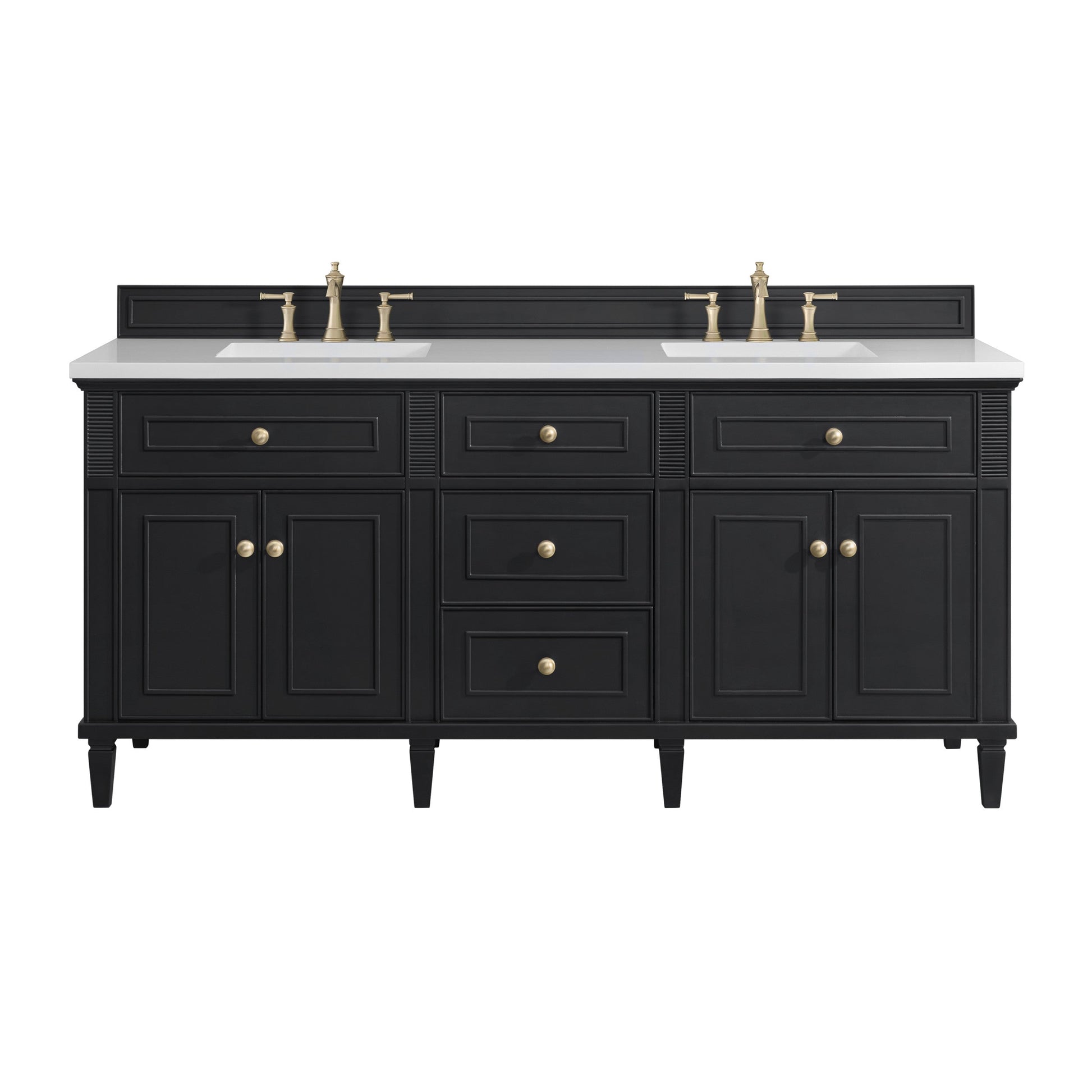 Black Onyx / White Zeus - 3 Faucet Holes