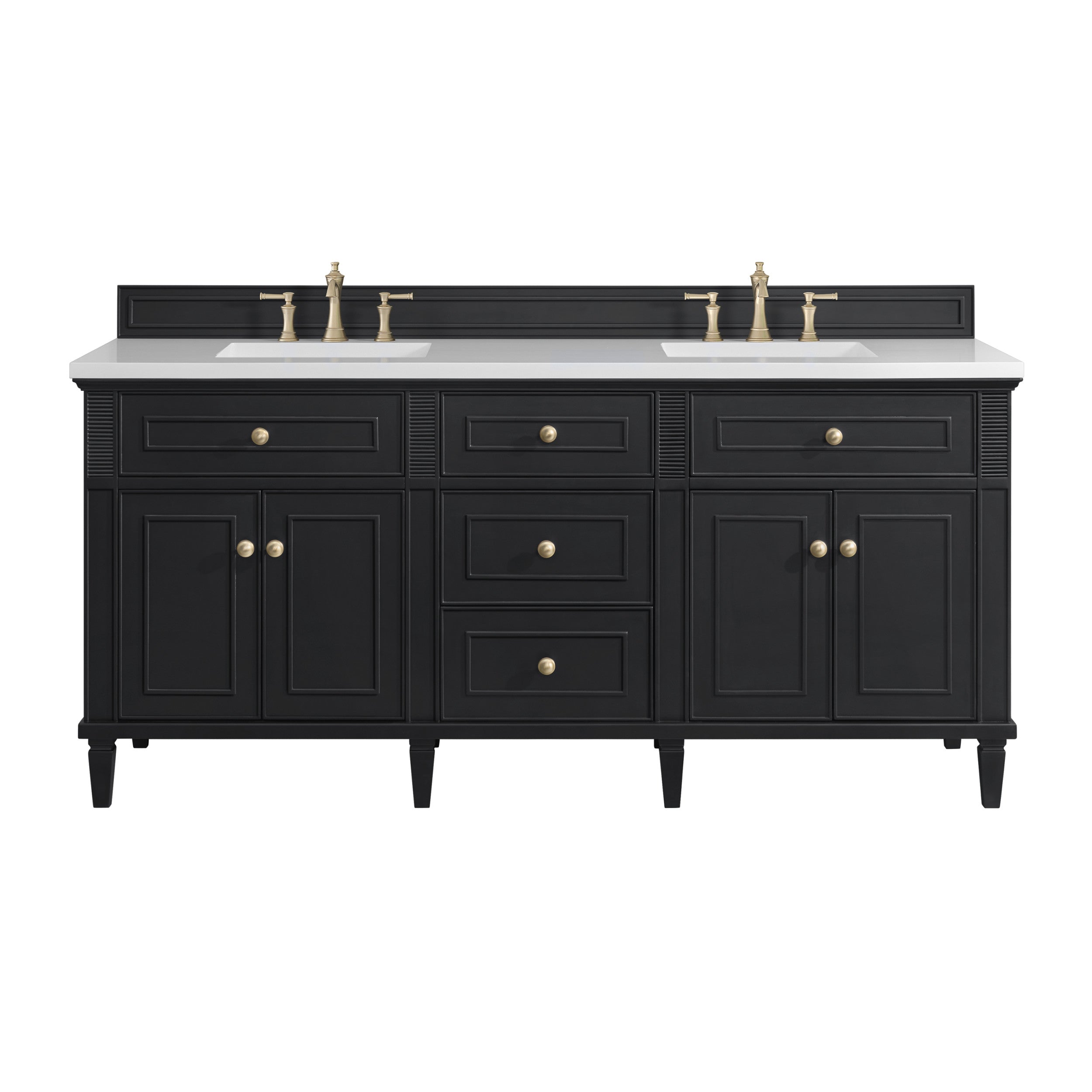 Black Onyx / White Zeus - 3 Faucet Holes