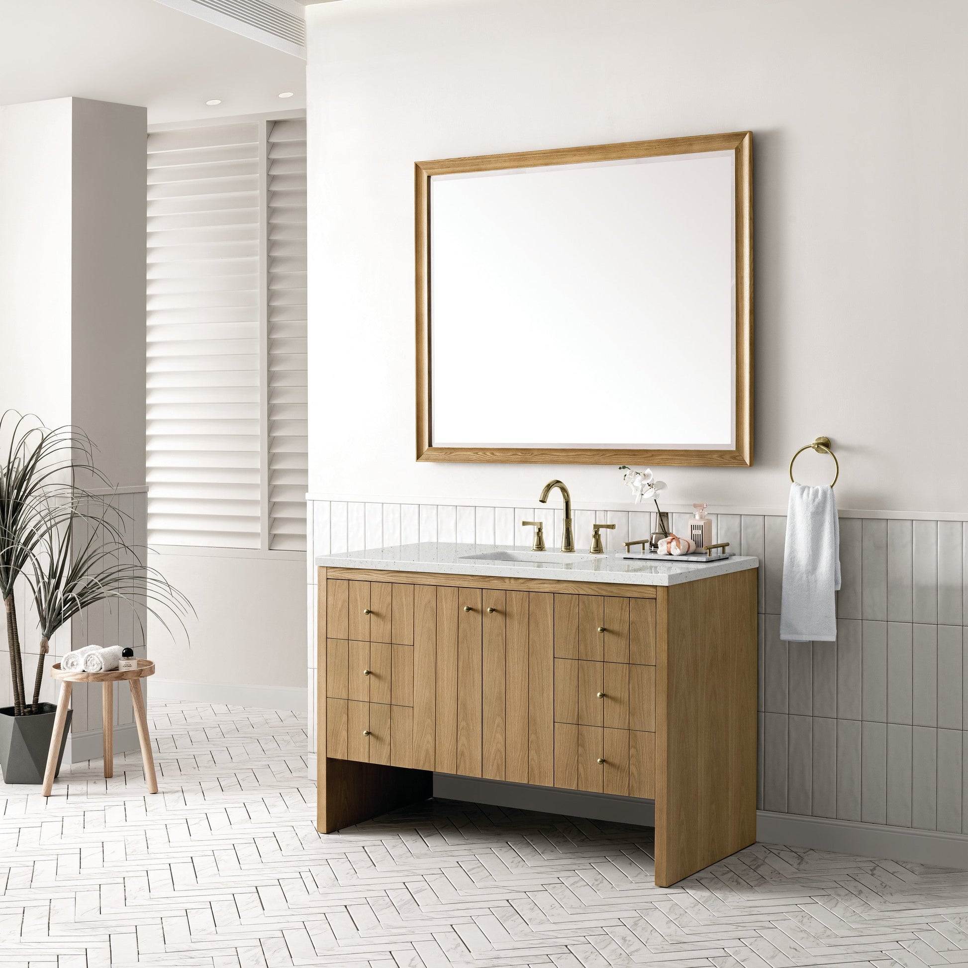 Light Natural Oak / Lime Delight - 3 Faucet Holes