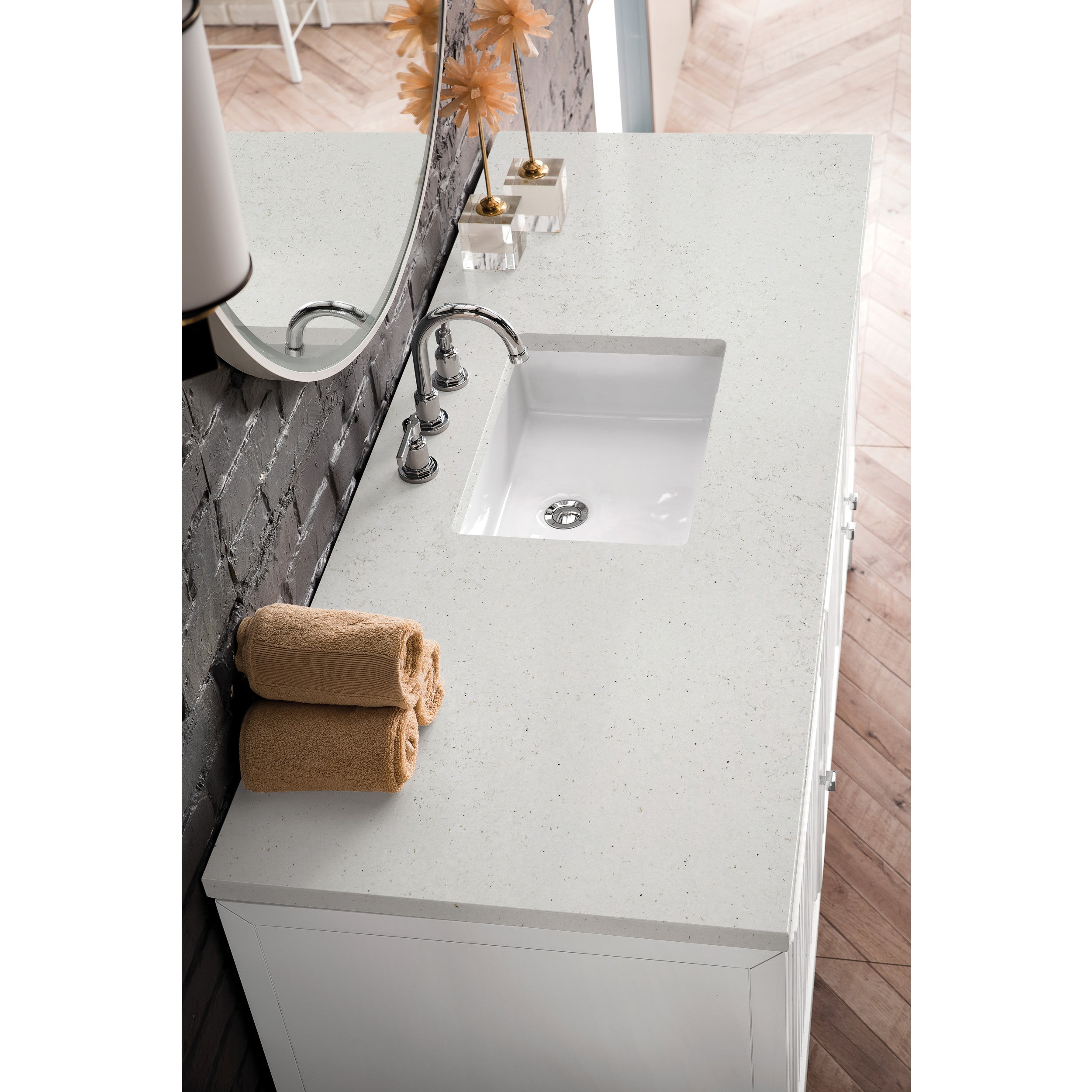 Glossy White / Lime Delight - 3 Faucet Holes
