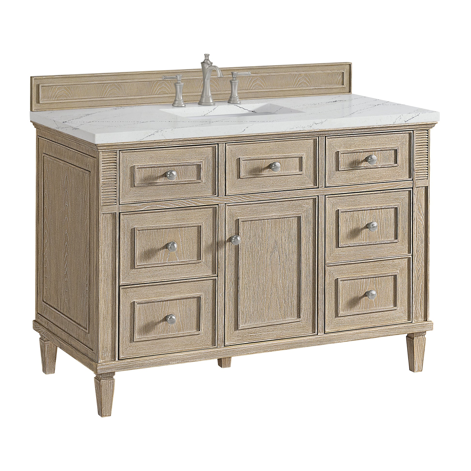 Whitewashed Oak / Ethereal Noctis - 3 Faucet Holes