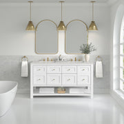 Bright White / Eternal Jasmine Pearl - 3 Faucet Holes