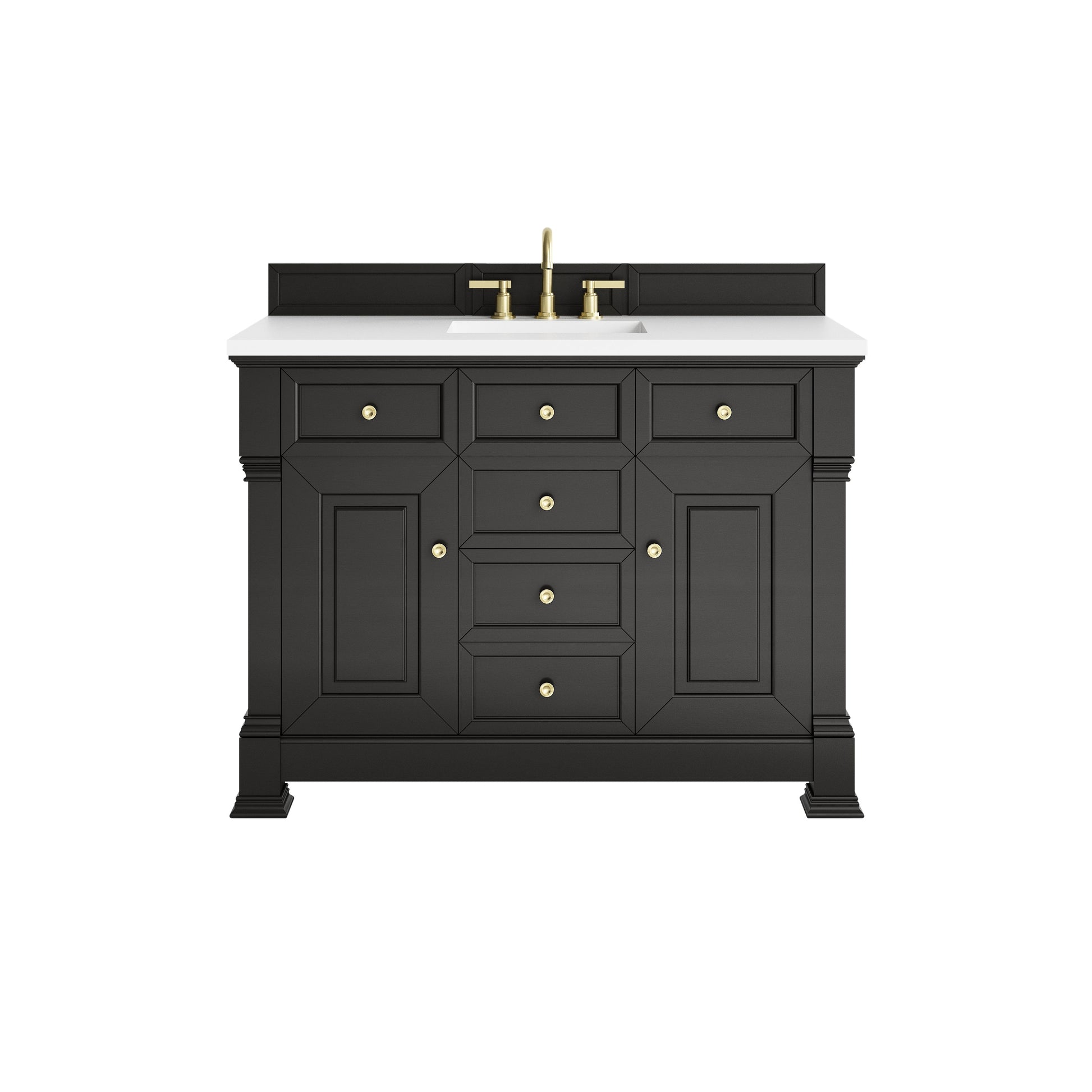 Black Onyx / White Zeus - 3 Faucet Holes
