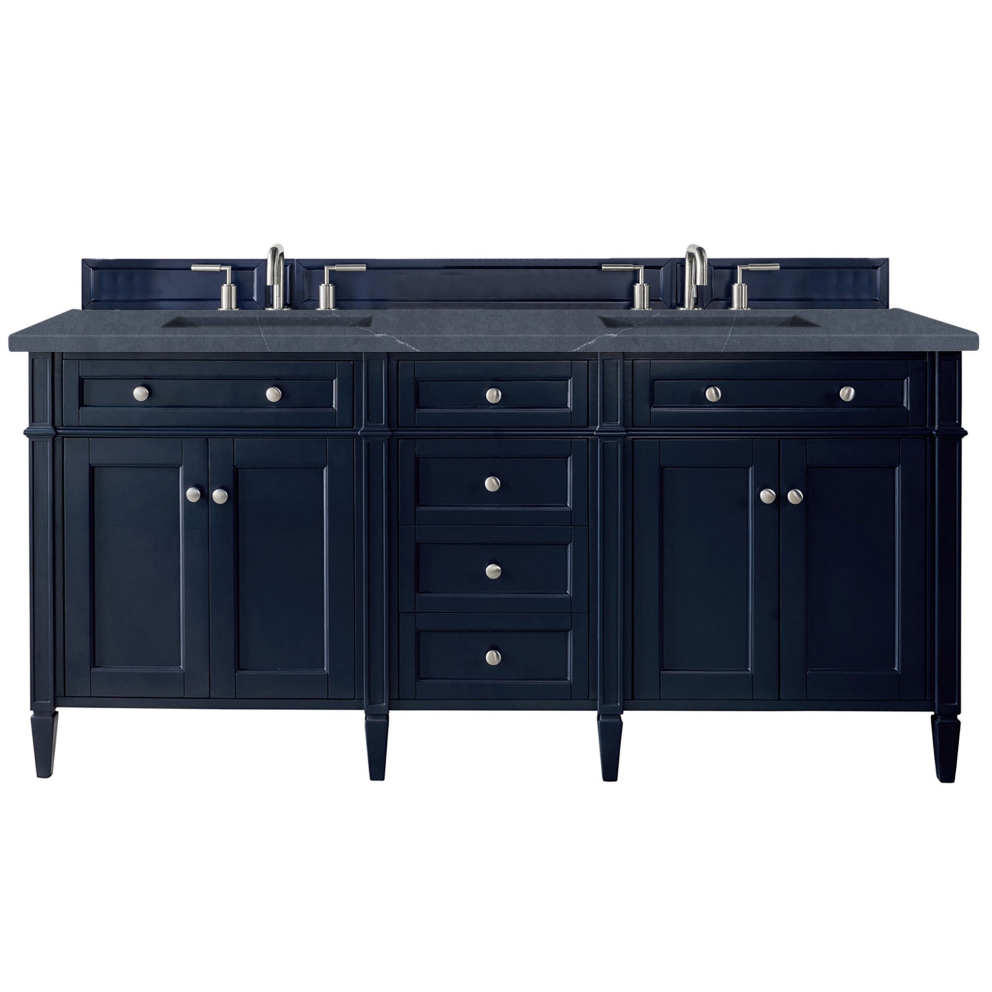 Victory Blue / Charcoal Soapstone - 3 Faucet Holes